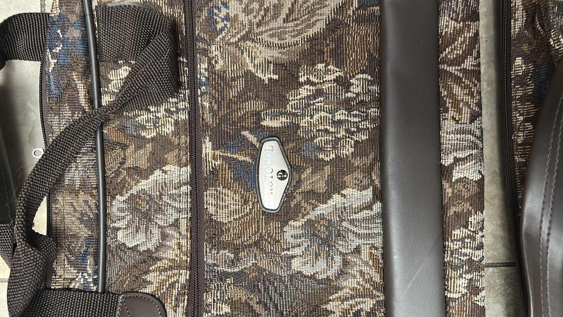 Photo 1 of 2-PROTOCOL BROWN FABRIC CARRY ON LUGGAGE