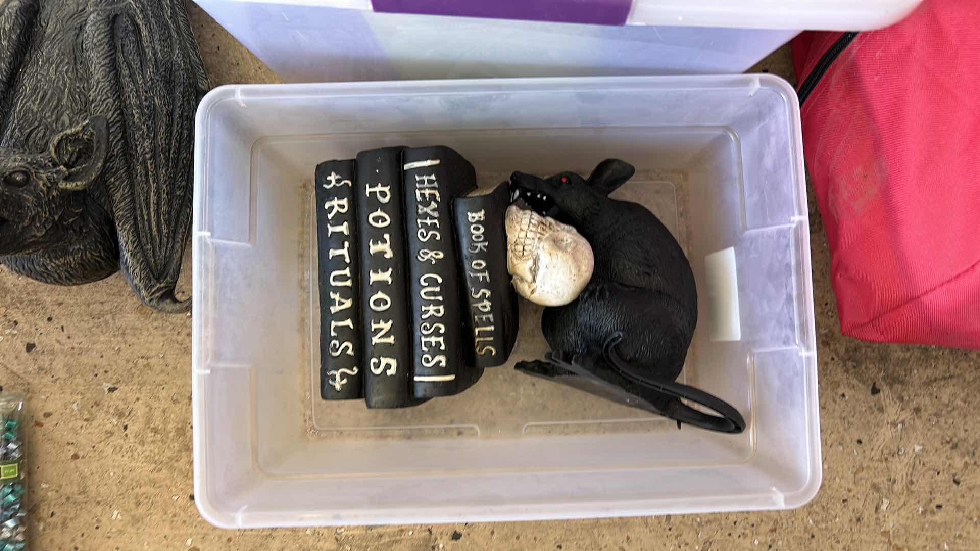 Photo 1 of 2 TOTES WITH HALLOWEEN DECOR