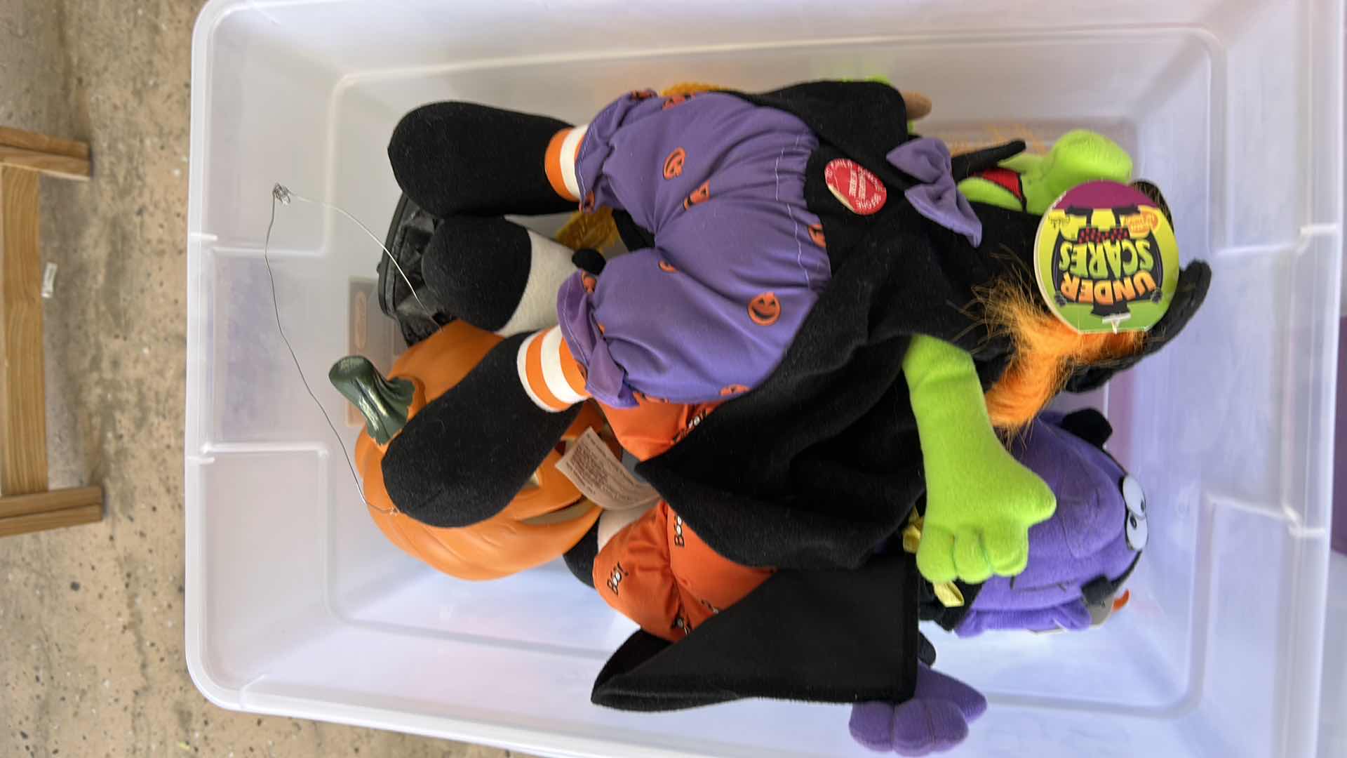 Photo 1 of 2 TOTES WITH HALLOWEEN DECOR