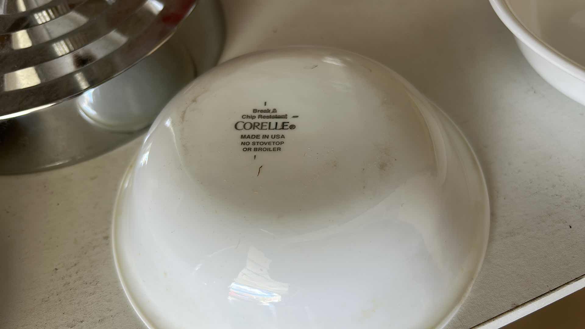 Photo 1 of CONTENTS ON 2 SHELVES- GAMES, HOUSEHOLD GOODS, COFFEE MUGS, BOWLS AND MORE