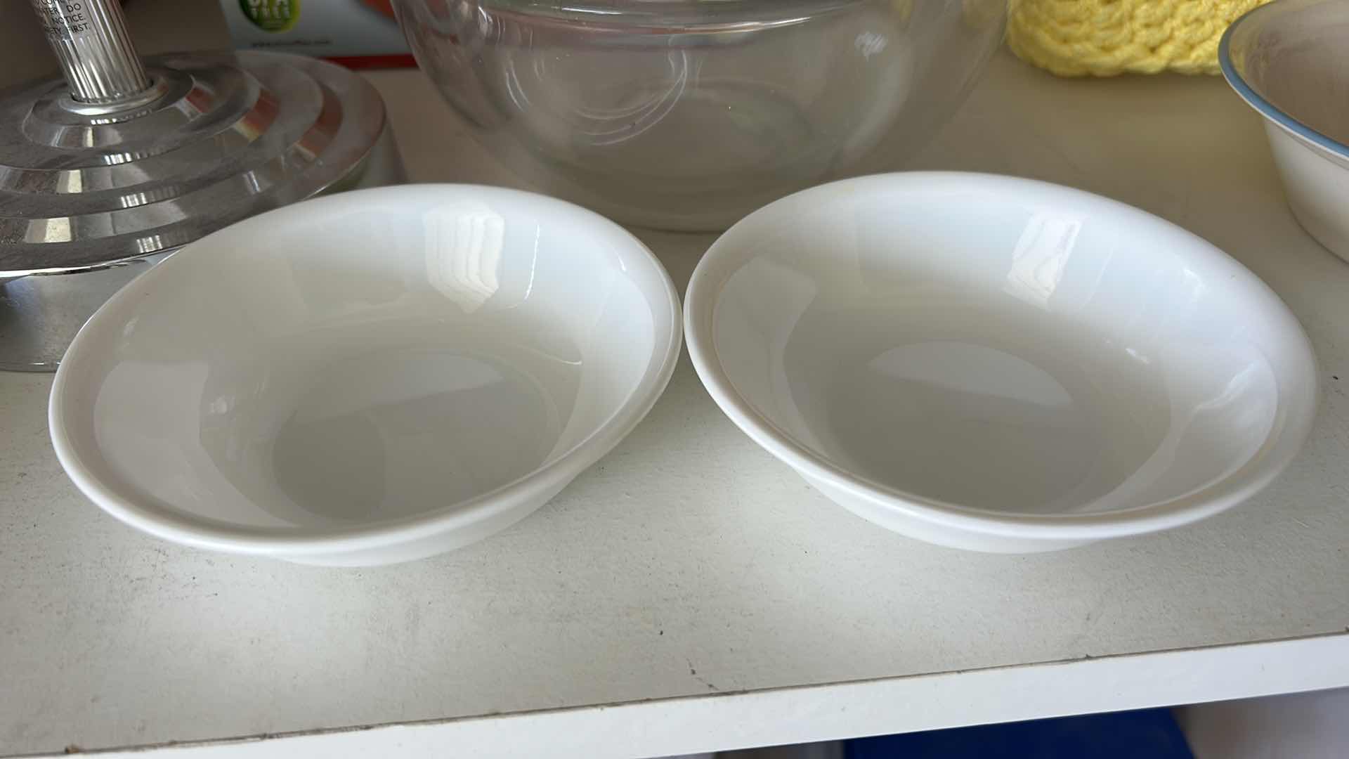 Photo 1 of CONTENTS ON 2 SHELVES- GAMES, HOUSEHOLD GOODS, COFFEE MUGS, BOWLS AND MORE