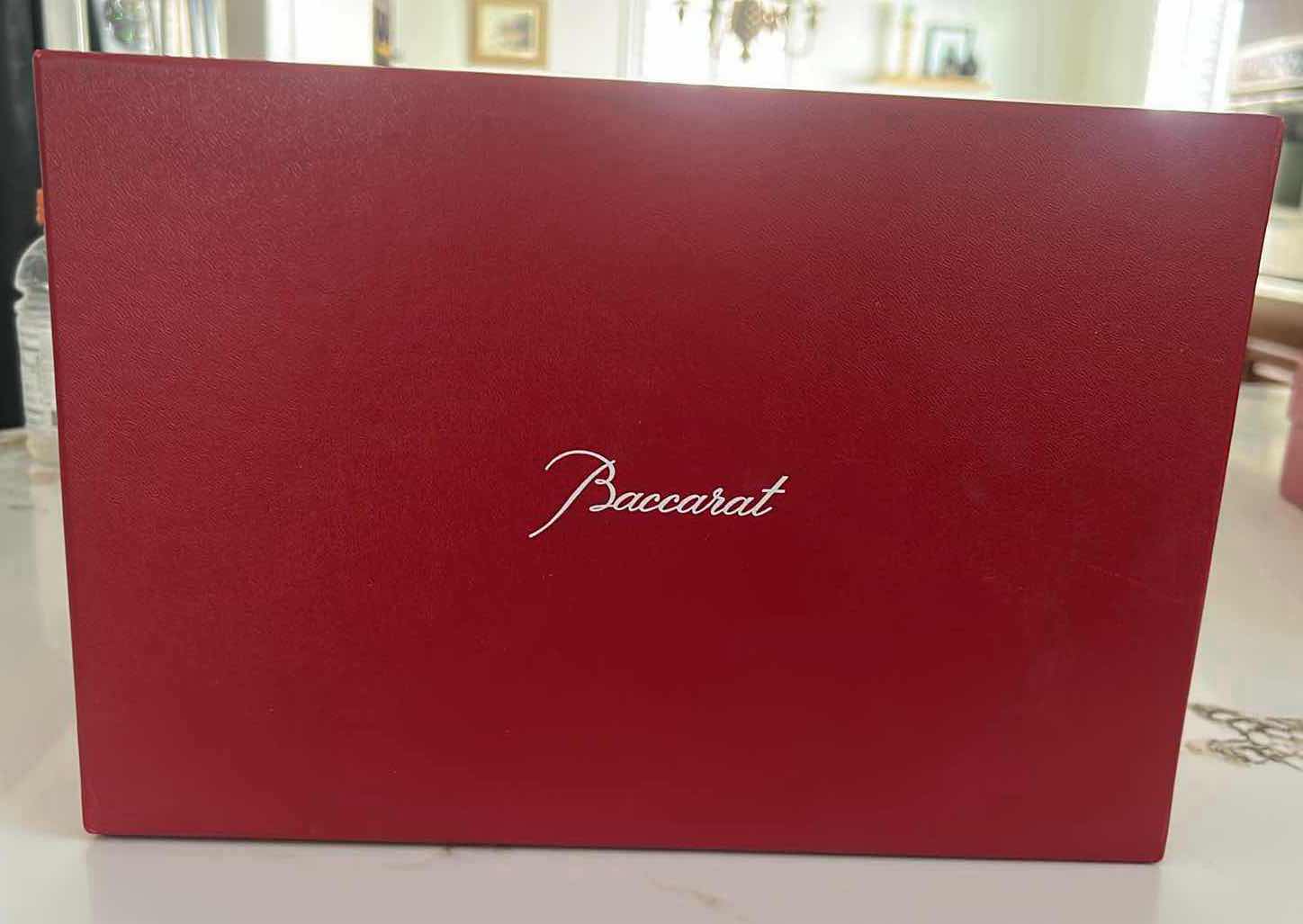 View 5 of BACCARAT BELUGA WHISKEY DECANTER BY SAVINEL ROZE H 9" IN ORIGINAL RED BOX