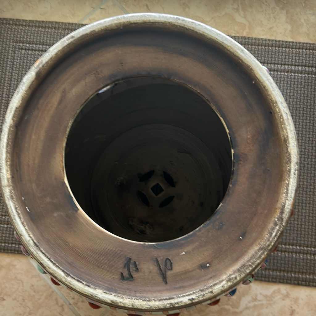 Photo 1 of CHINESE FAMILLE VERTE PORCELAIN GARDEN SEAT H 20"