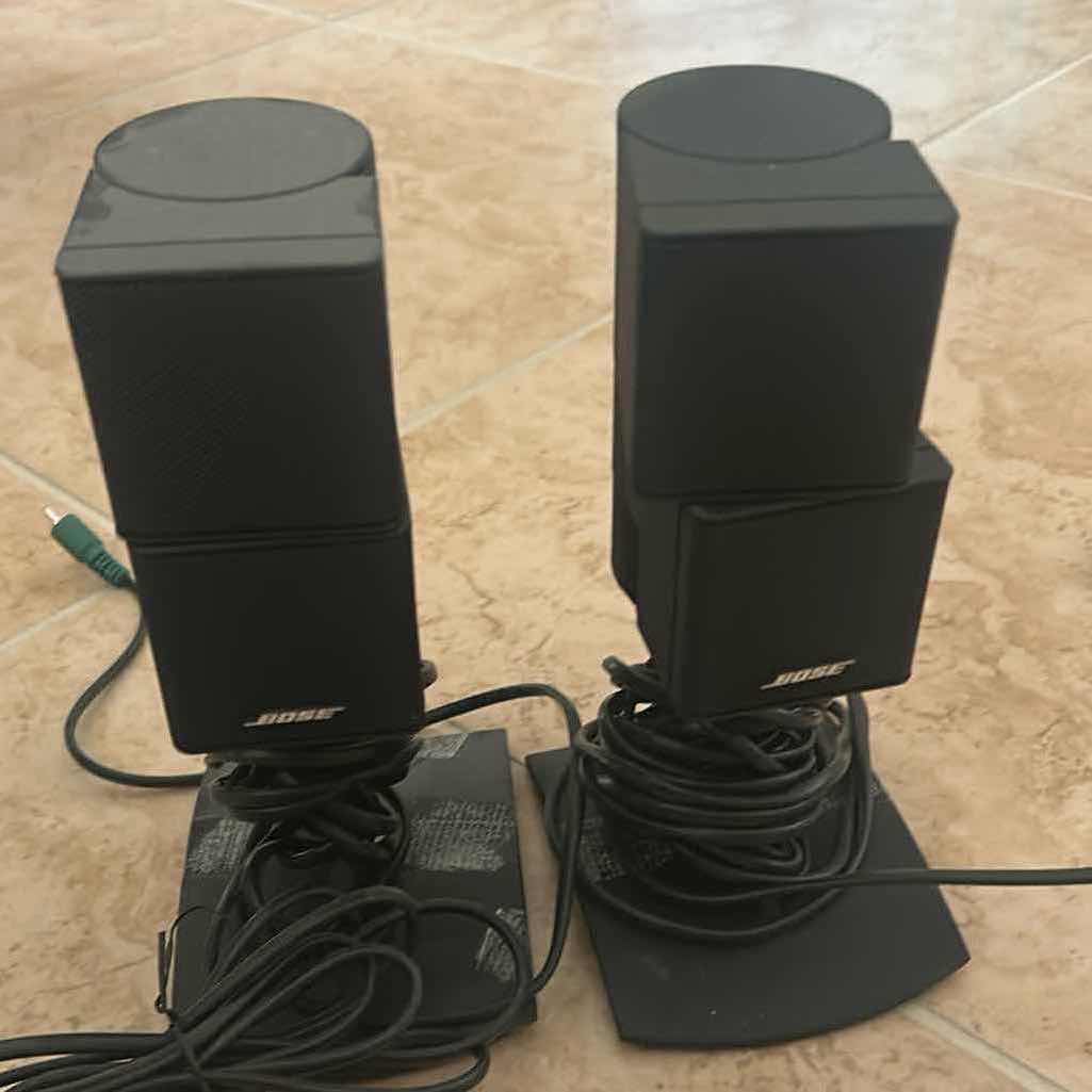 Photo 1 of BOSE ACOUSTIMASS SPEAKER SYSTEM SUBWOOFER MODULE AND SATELLITE CUBE SPEAKERS
