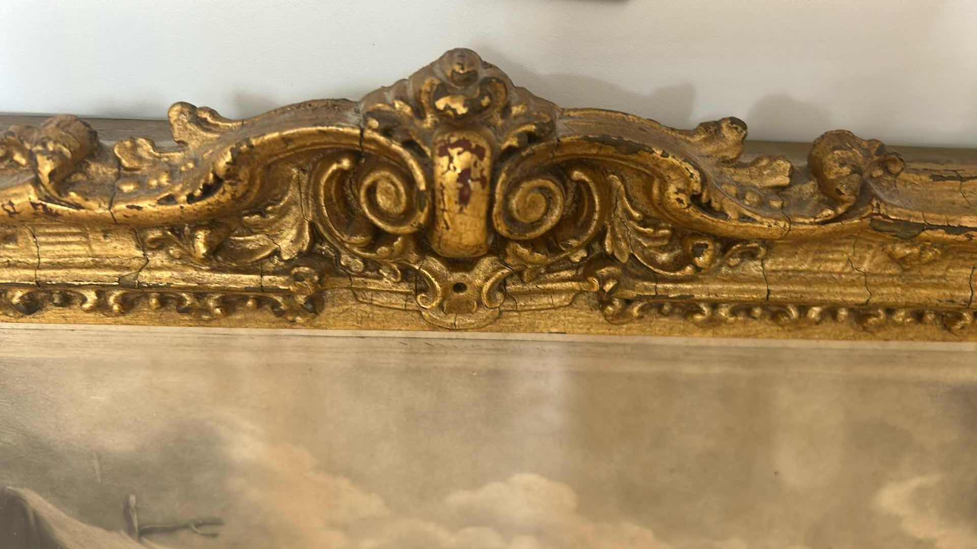 Photo 1 of GOLD ORNATE FRAMED JAMES WARD "POULTRY MARKET " 27" X 22"