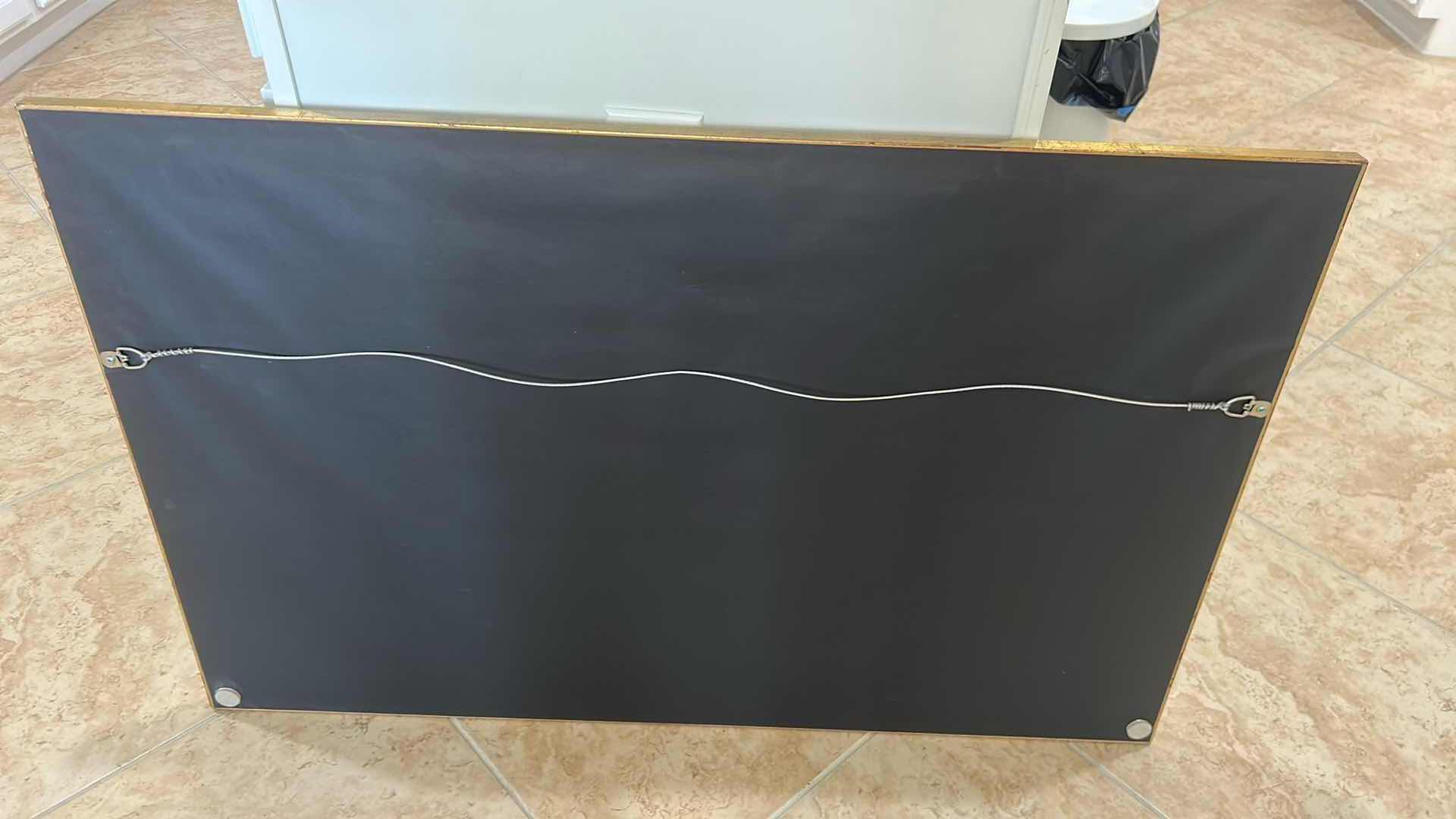 Photo 1 of GOLD FRAMED JAPANESE PAINTING FROM EDO PERIOD AND KANO SCHOOL 52" X 27"