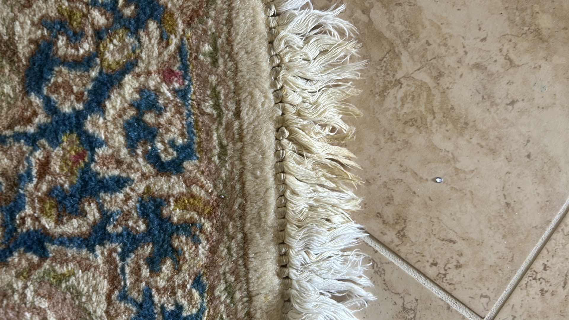 Photo 1 of VINTAGE HAND KNOTTED PERSIAN KERMAN RUG W  FRINGE 6'X 4'