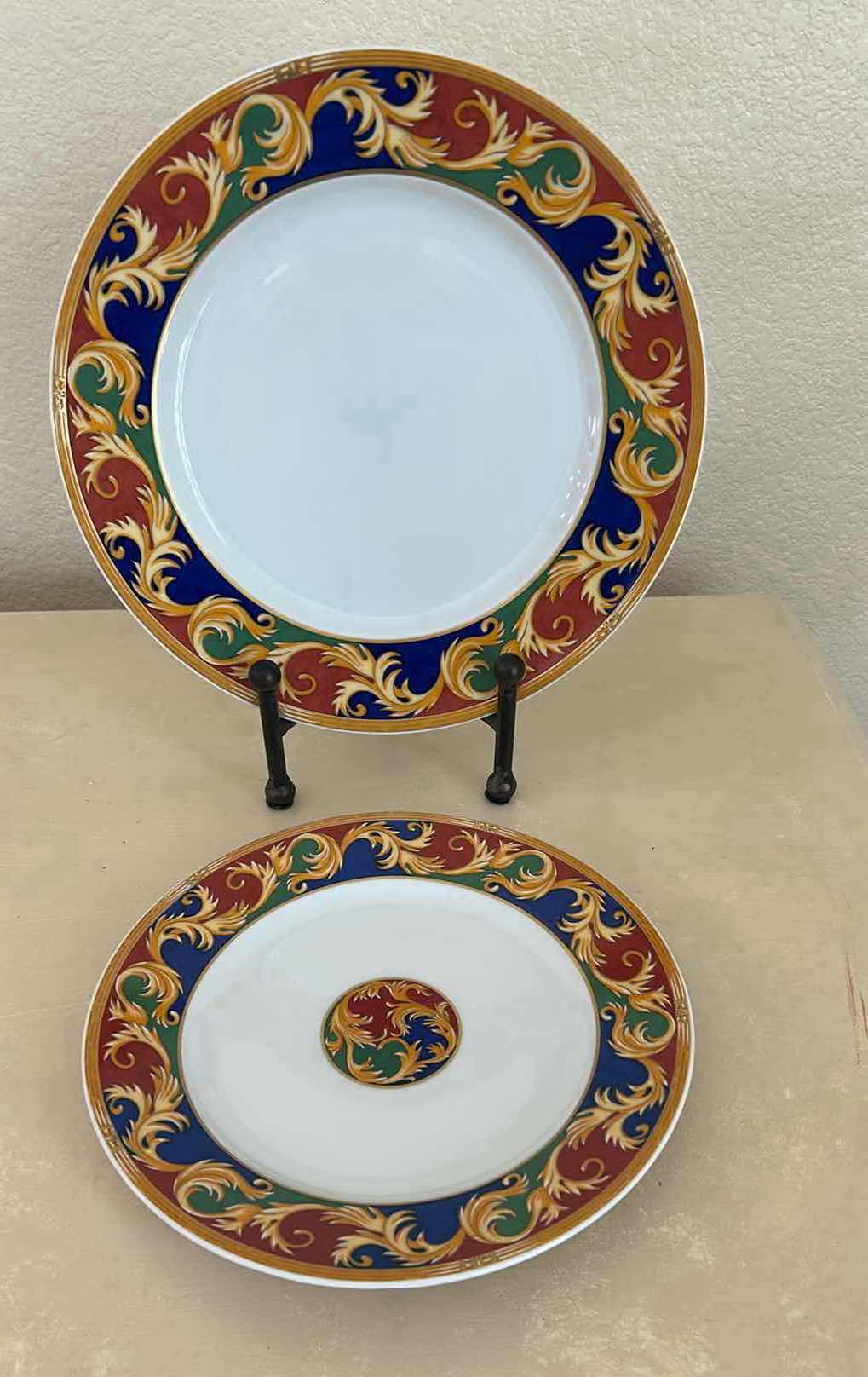 Photo 1 of 5 PC- ROSENTHAL RENAISSANCE CARLOTTA FINE CHINA PORCELAIN PLACE SETTING