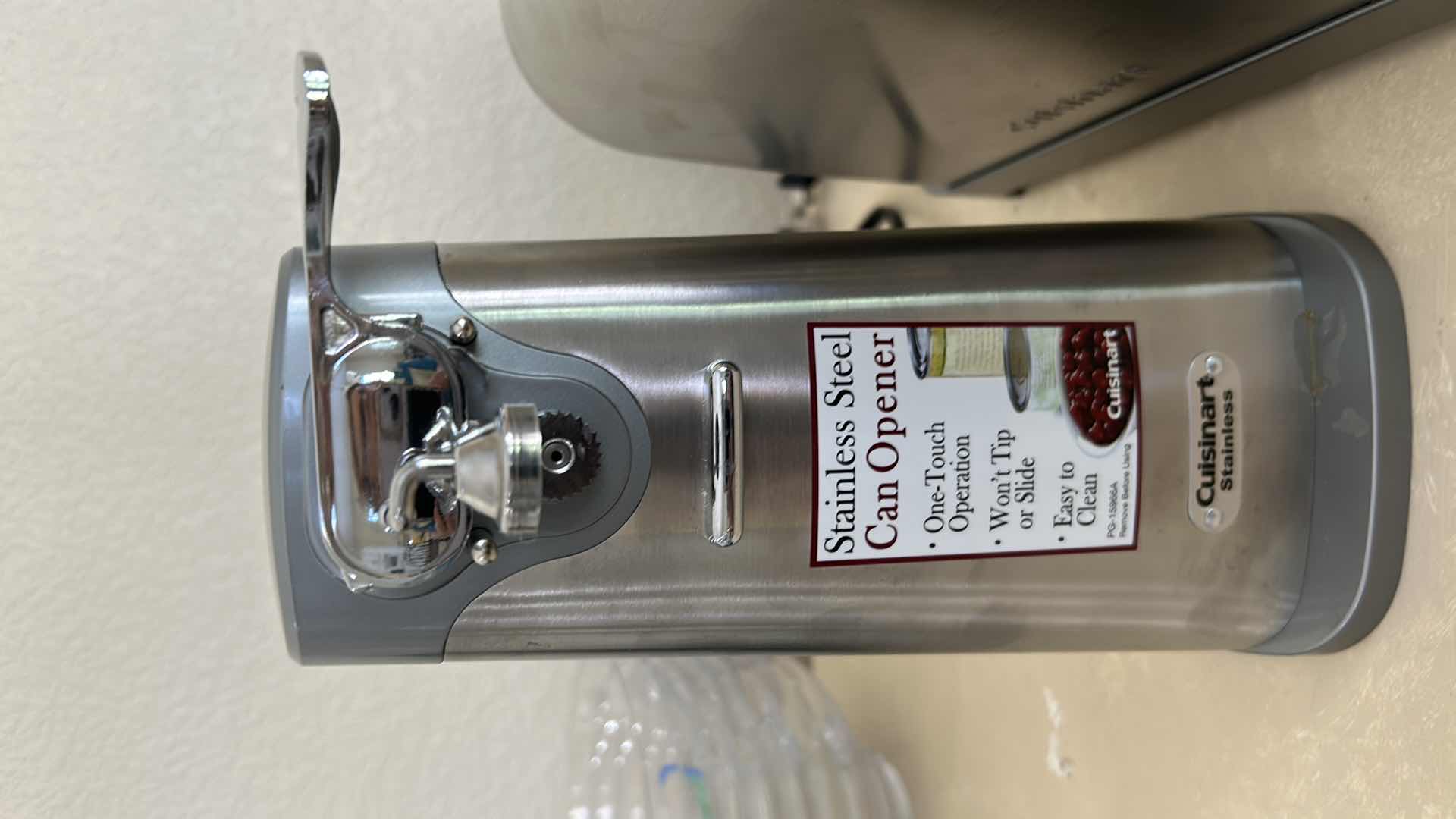 Photo 1 of CUISINART STAINLESS STEEL TOASTER & ONE TOUCH CAN OPENER