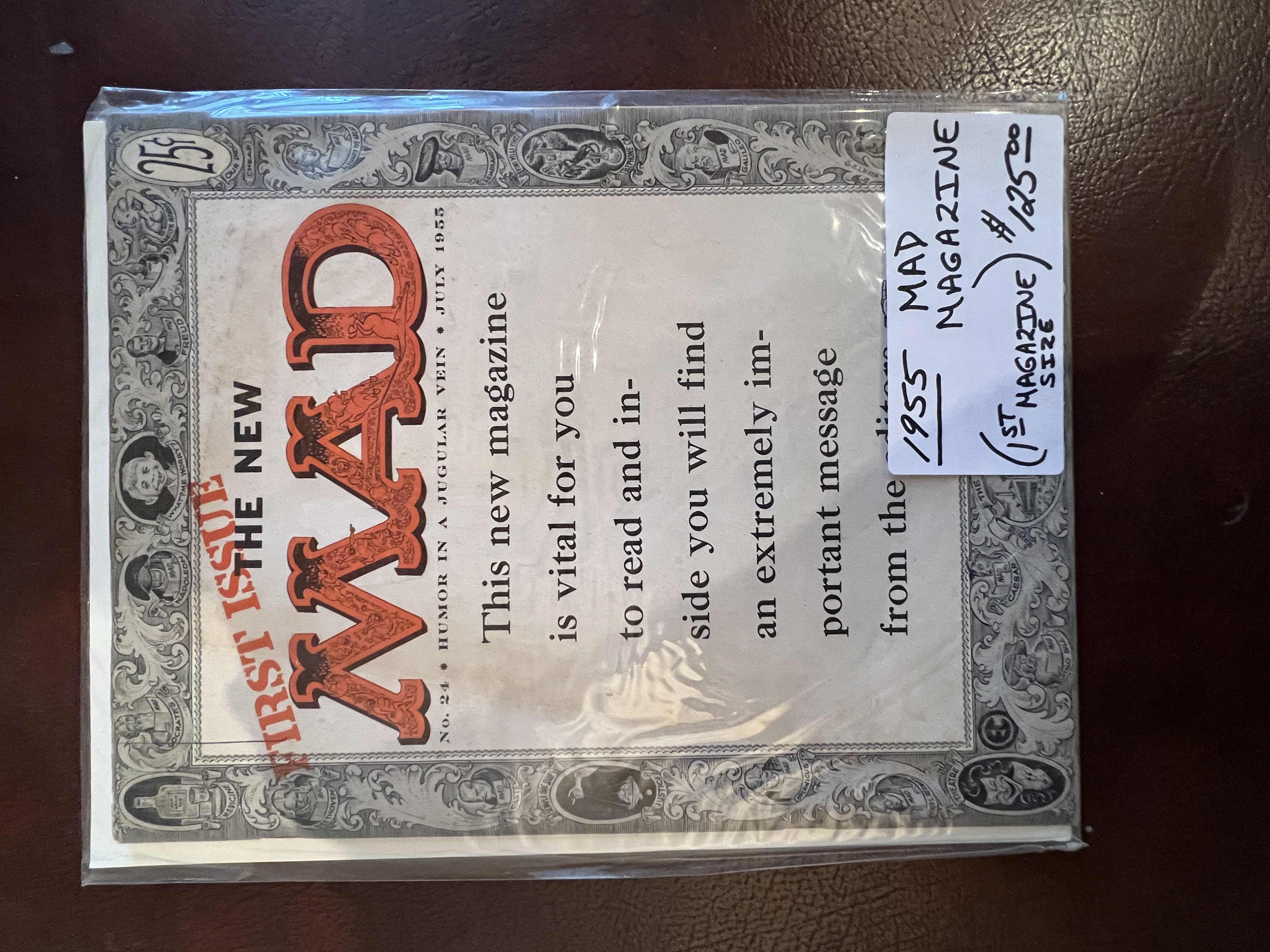 Photo 1 of 1ST MAD MAGAZINE FROM JULY OF 1955