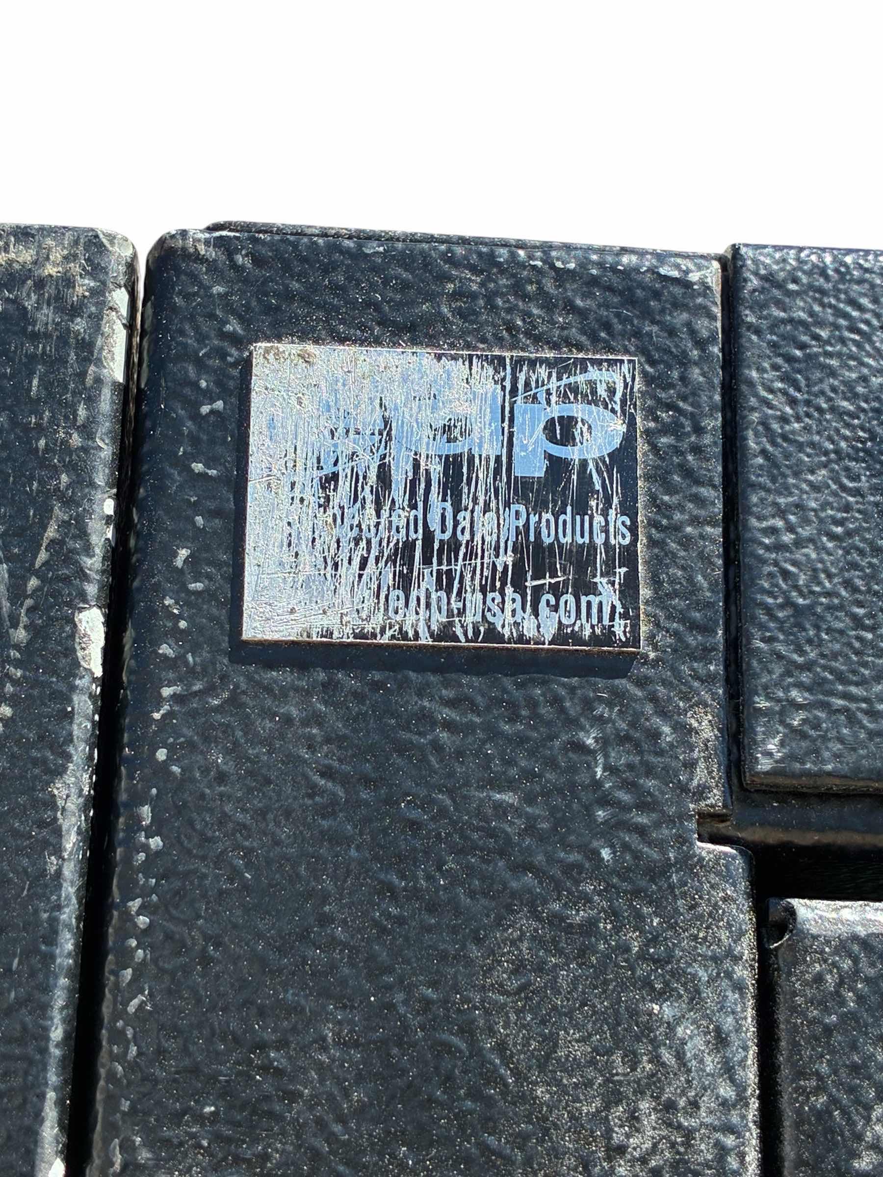 Photo 1 of 3-BAY BLACK COATED STEEL SERVER RACK CABINET 26.5” X 36” H86” (READ NOTES) $1500