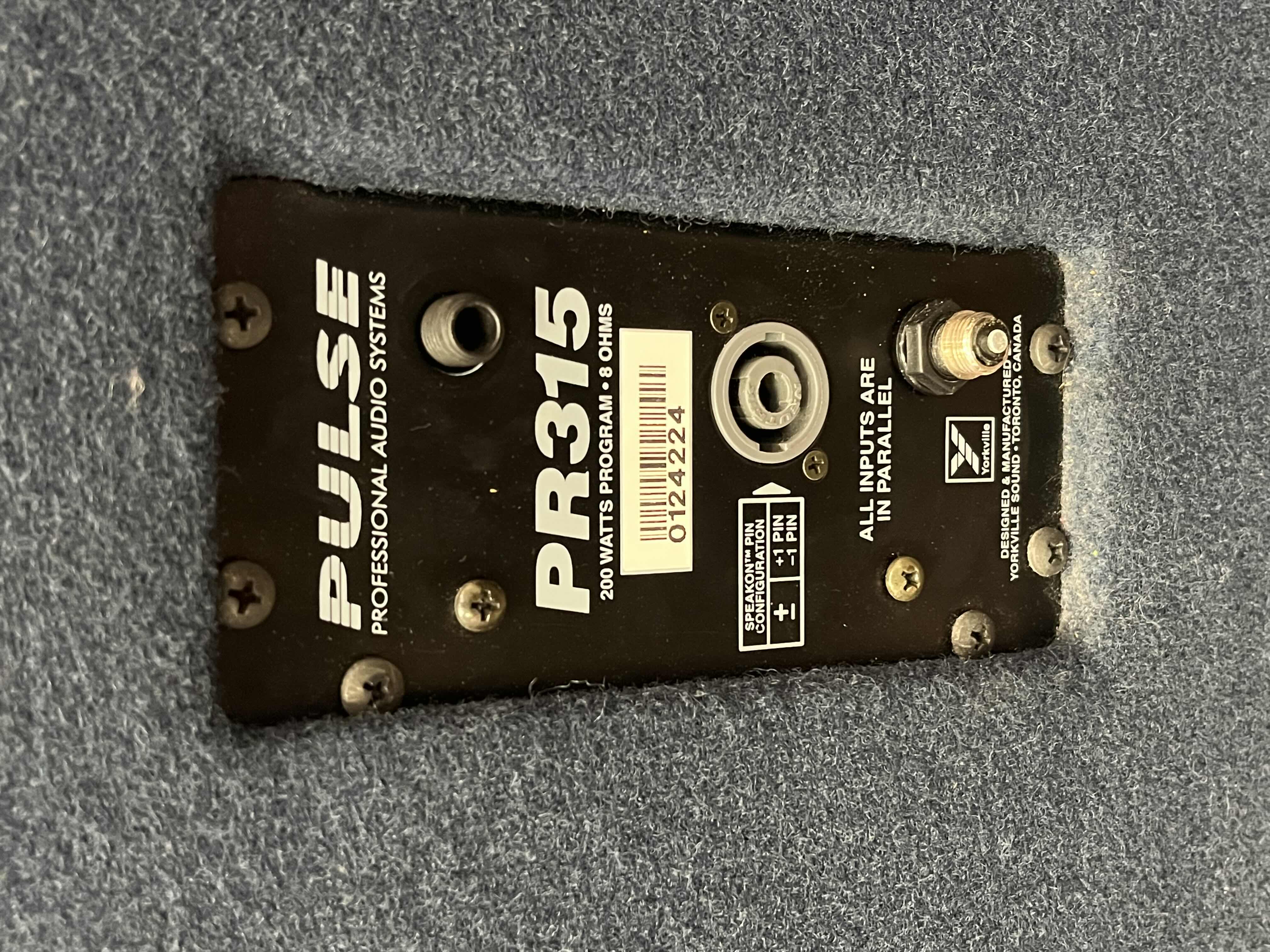 Photo 1 of YORKVILLE PULSE 200WATT PRO AUDIO SYSTEM SPEAKER PR315 $260