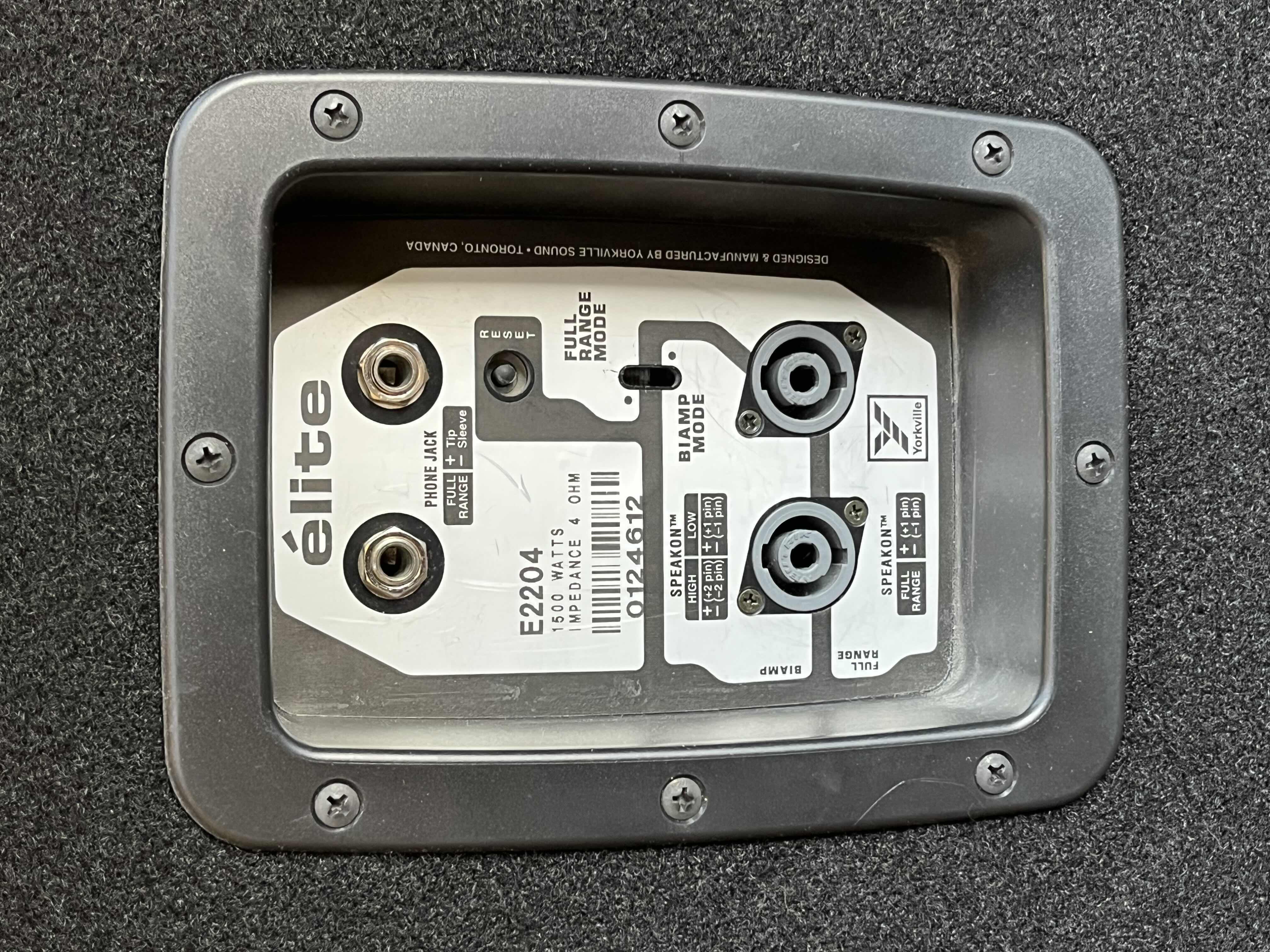 Photo 1 of YORKVILLE ELITE 1500WATT PRO SOUND SYSTEM LOUDSPEAKER E2204 $860