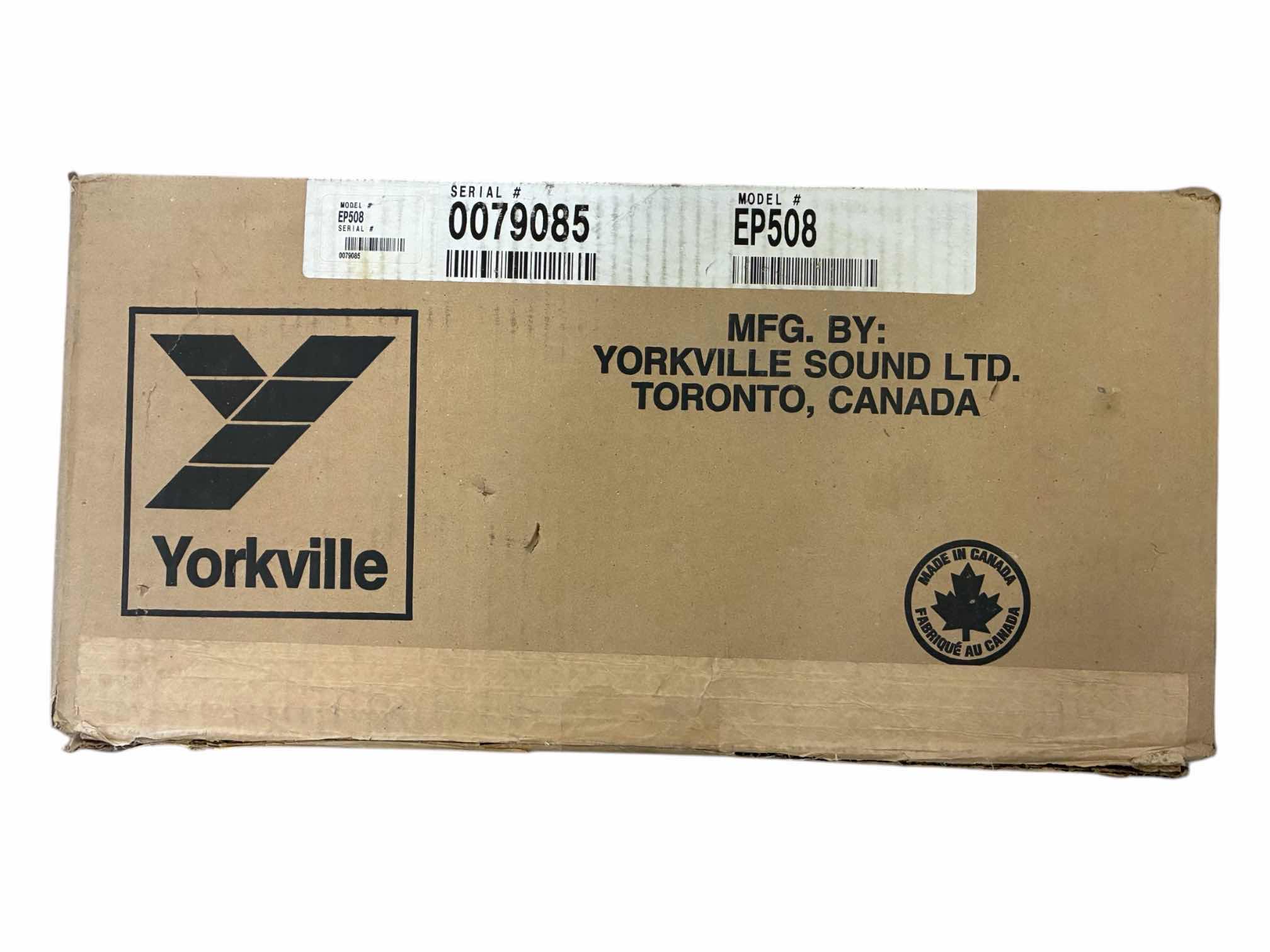 Photo 1 of NIB YORKVILLE PROFESSIONAL BALANCE SOUND PROCESSING SYSTEM EP508