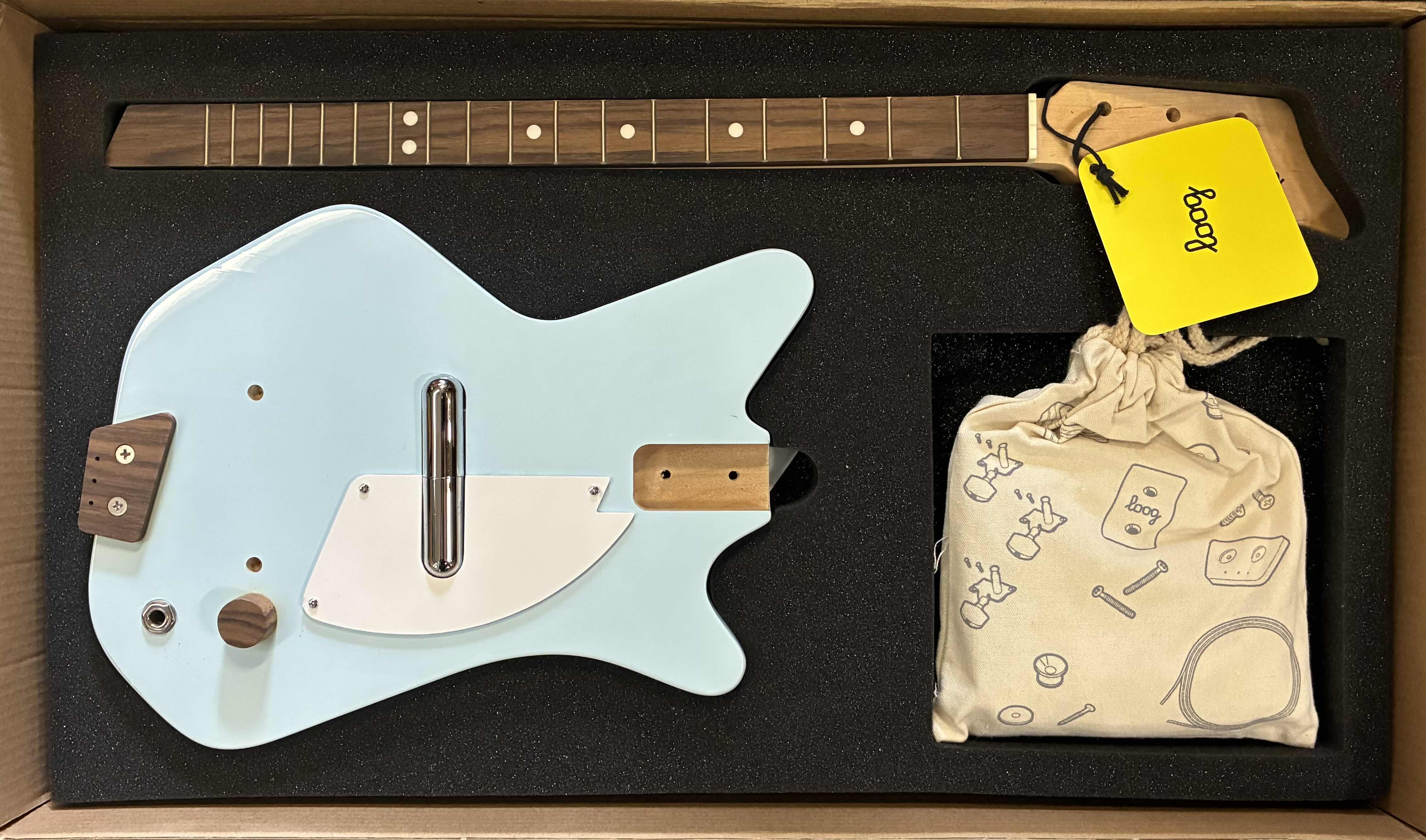 Photo 1 of LOOG II ELECTRIC BLUE 3-STRING GUITAR LGE02B $200