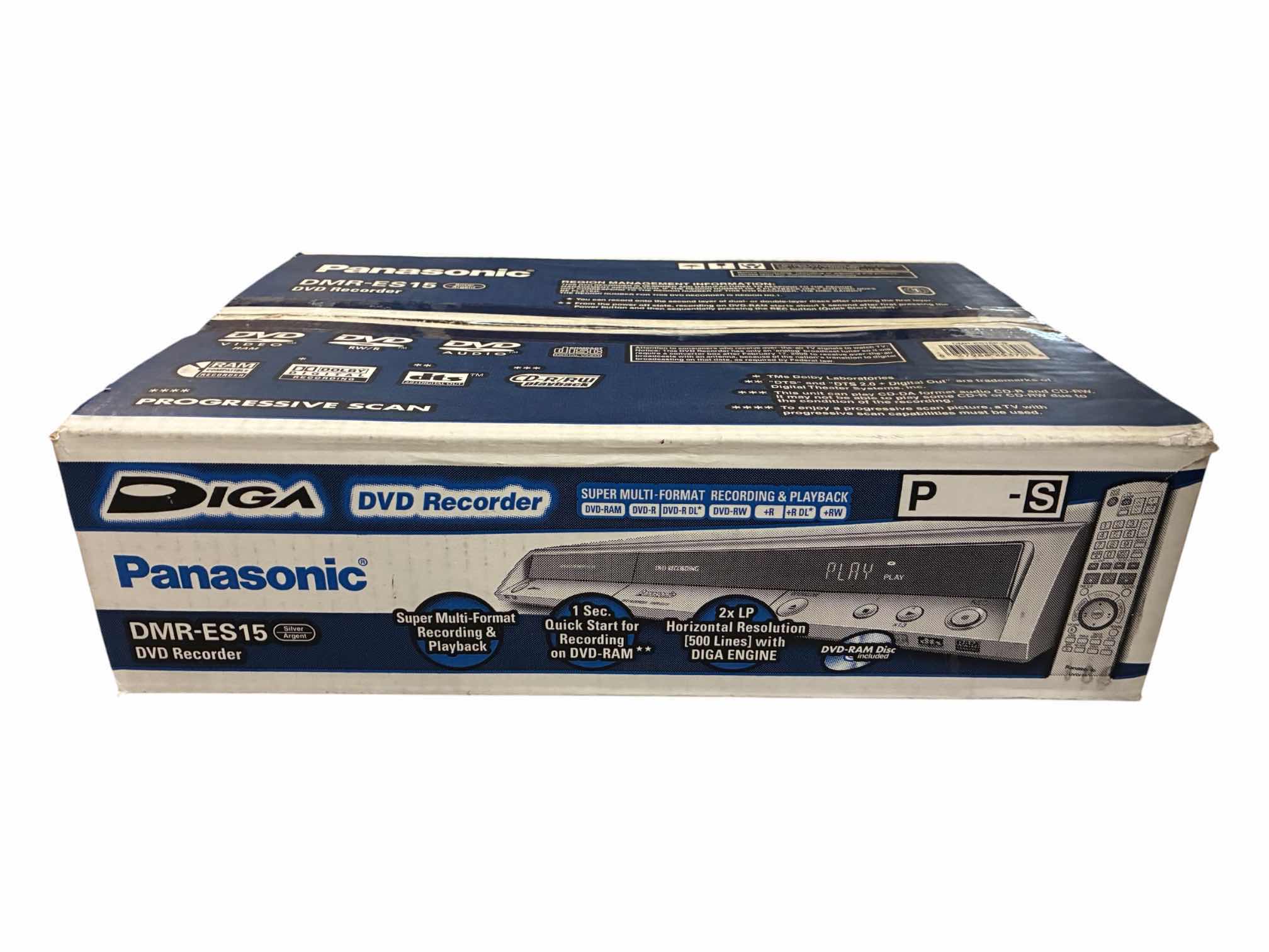 Photo 1 of PANASONIC DVD RECORDER DMR-ES15