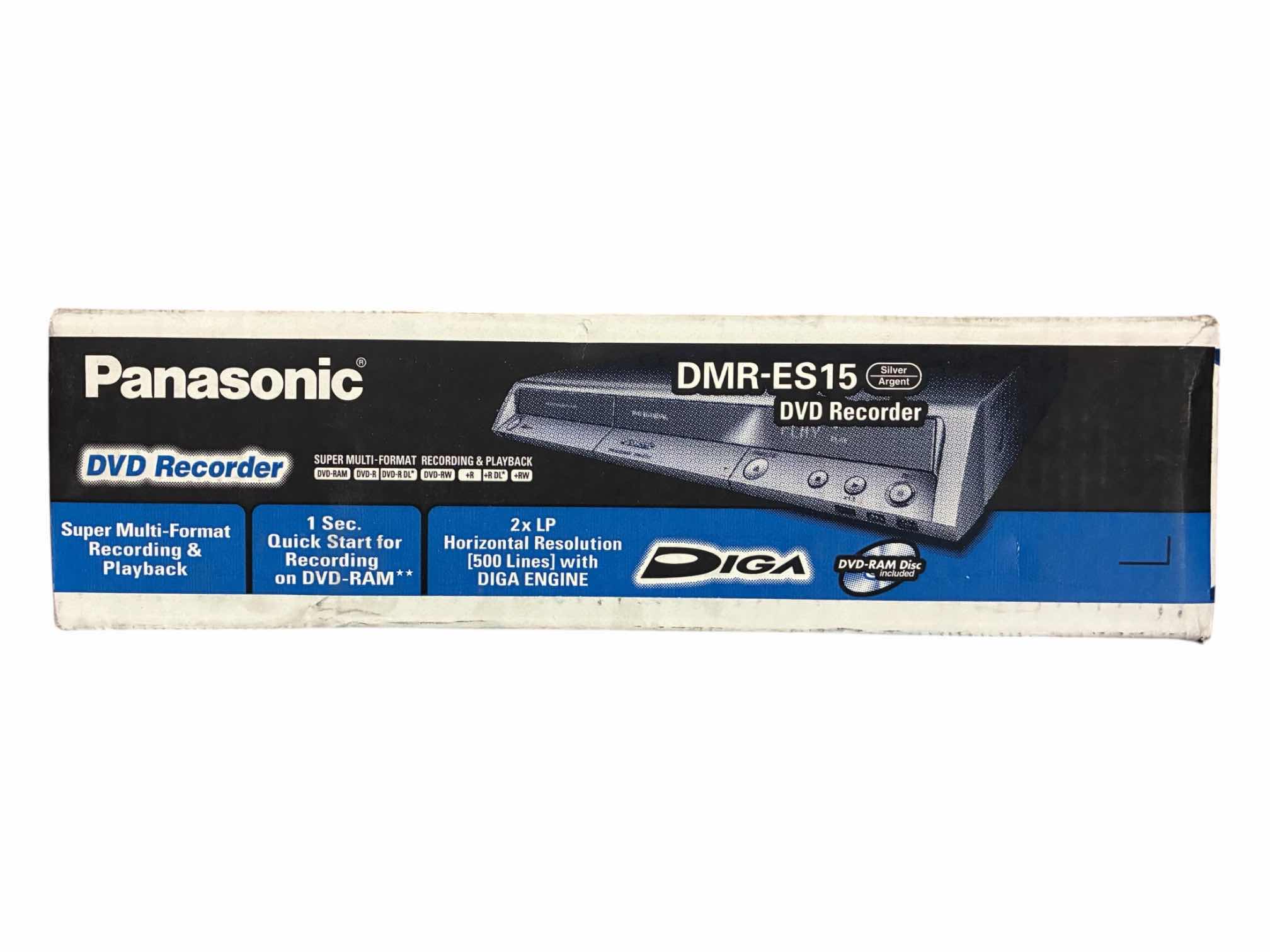 Photo 1 of PANASONIC DVD RECORDER DMR-ES15