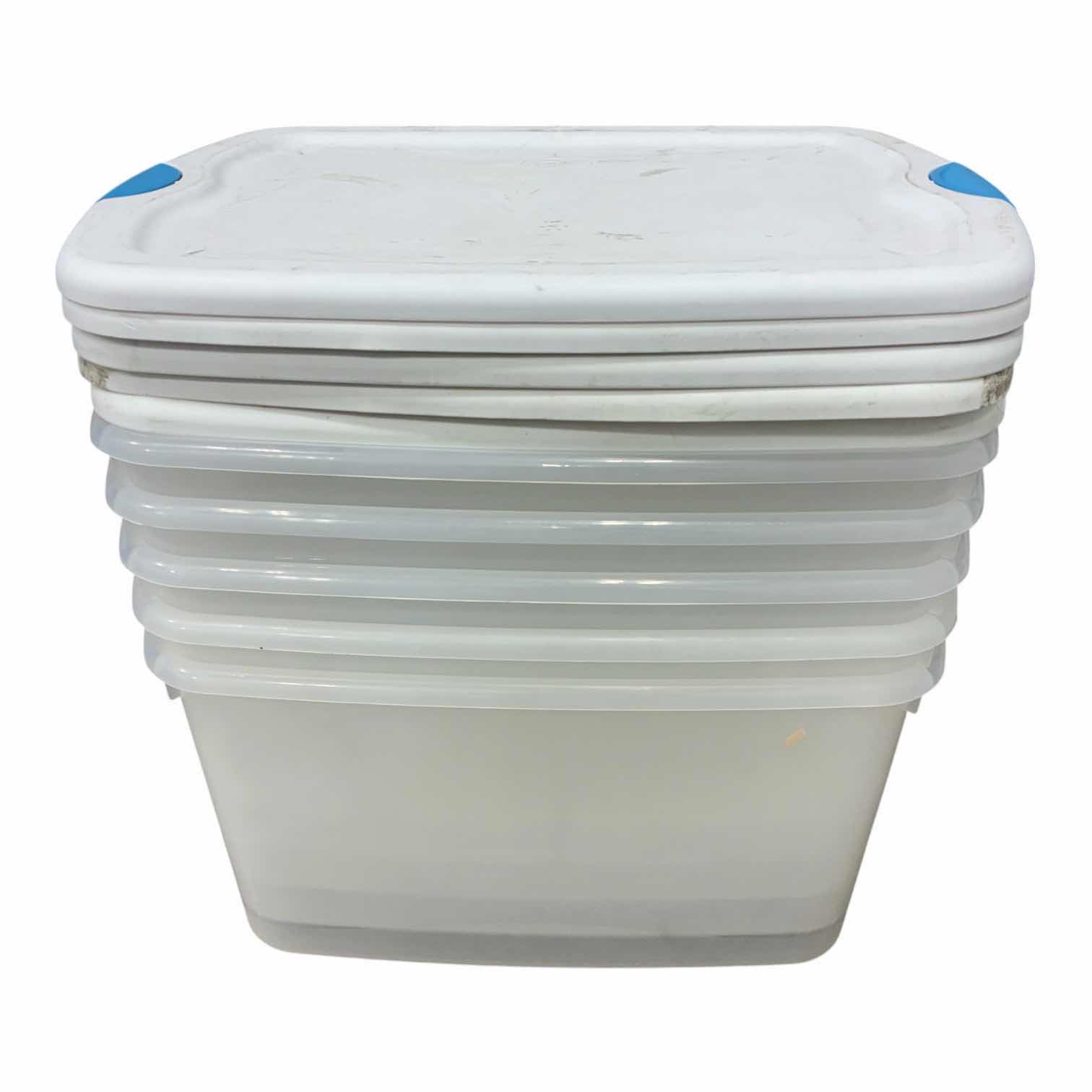 Photo 1 of STERILITE STORAGE BINS W LID (5) 24” X 17” H12”