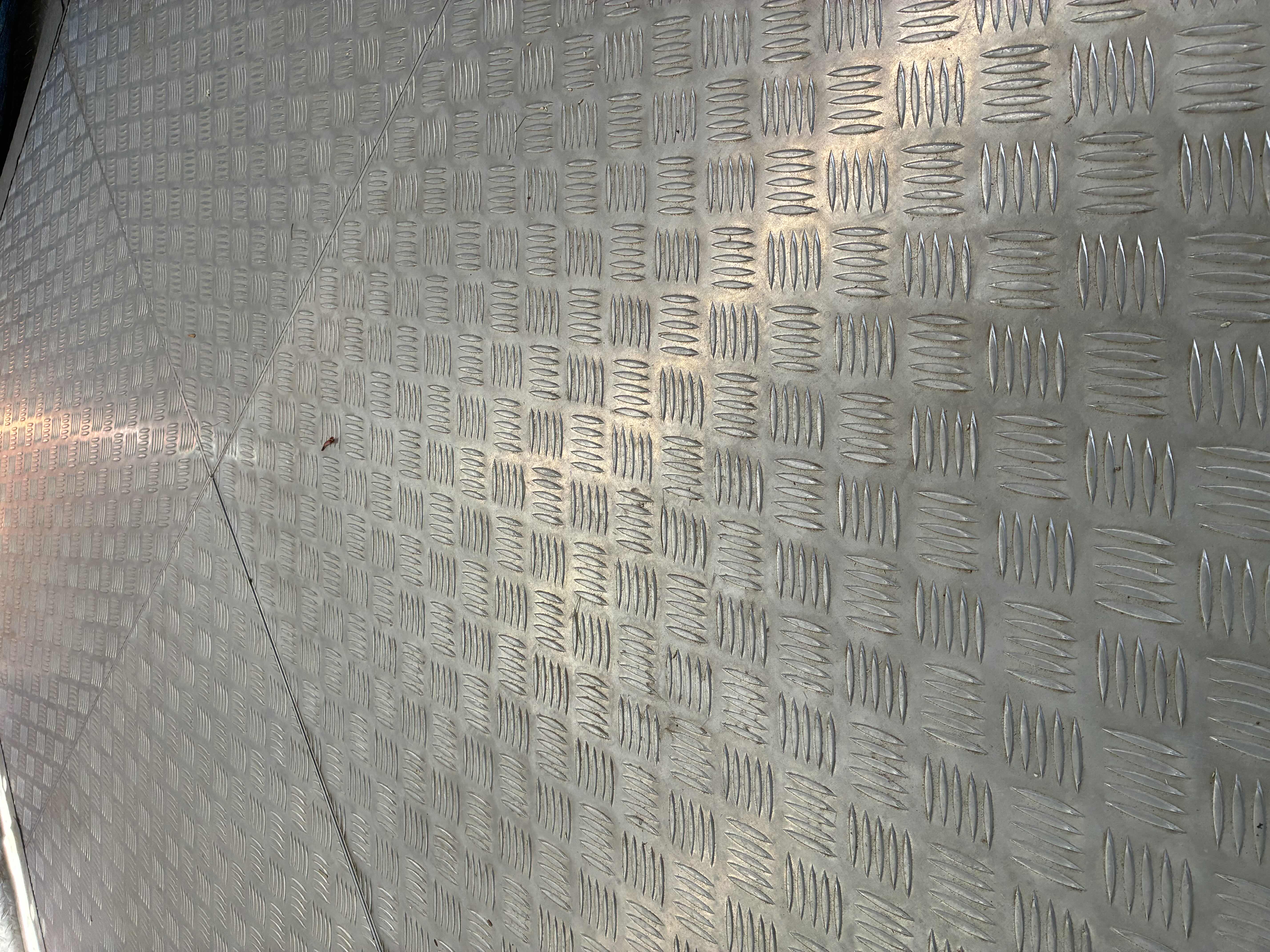 Photo 1 of STAINLESS STEEL MODULE L-SHAPED PERFORMANCE STAGE 195” X 146” H35” (READ NOTES)