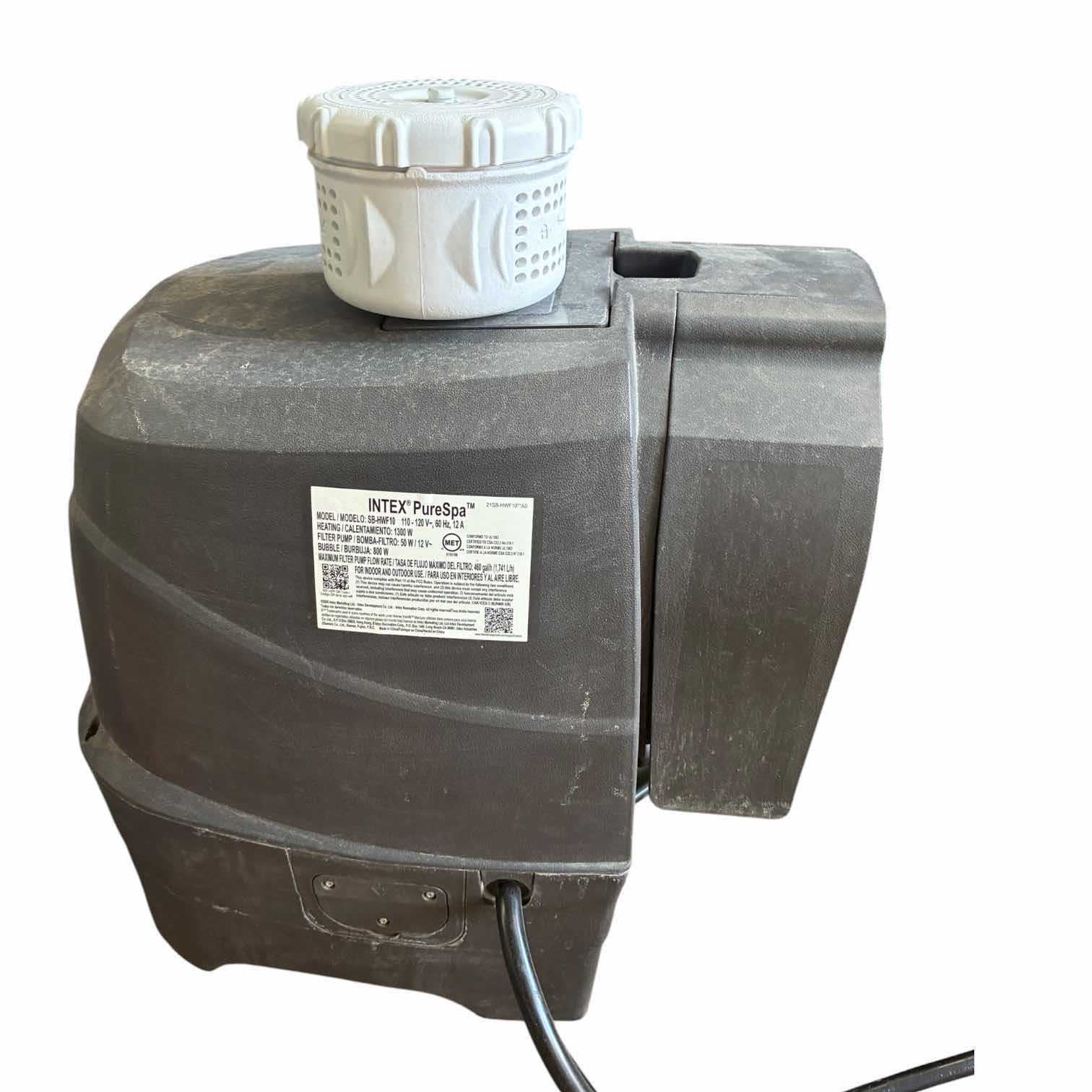 Photo 1 of INTEX PURE SPA INFLATABLE SPA HOTTUB W PUMP 85” X 28”
