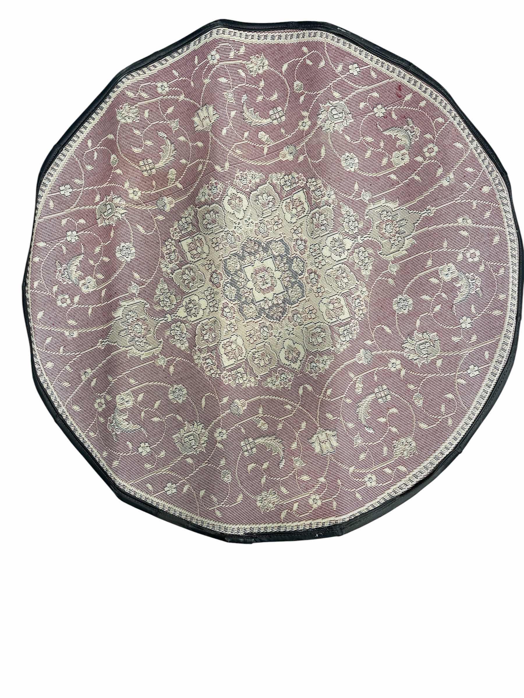 Photo 1 of CIRCULAR HAND TUFTED WOOL RUG 44” RETAIL $189