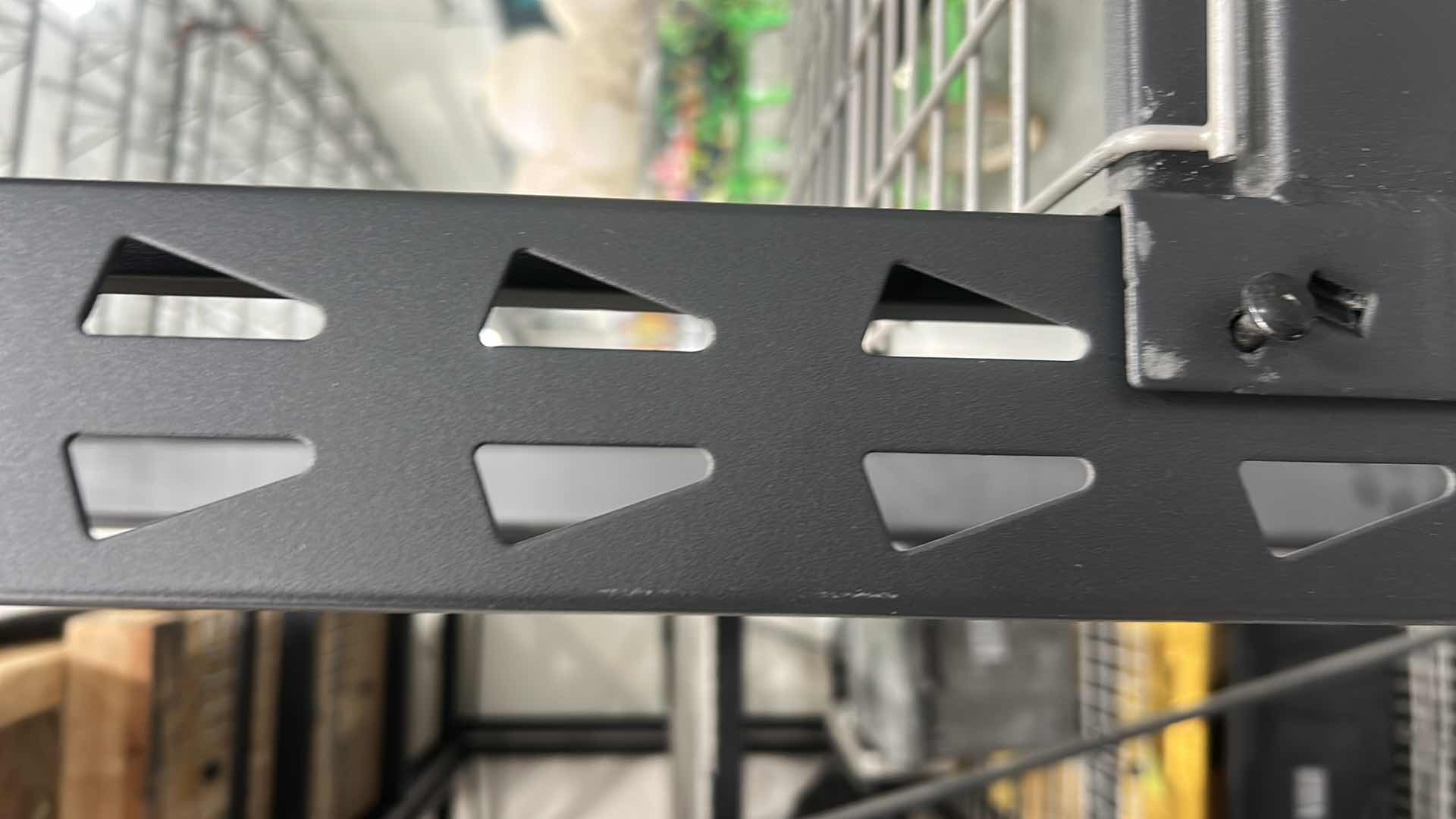 Photo 1 of METAL INDUSTRIAL SHELVING UNIT 72' X 48" x H7‘