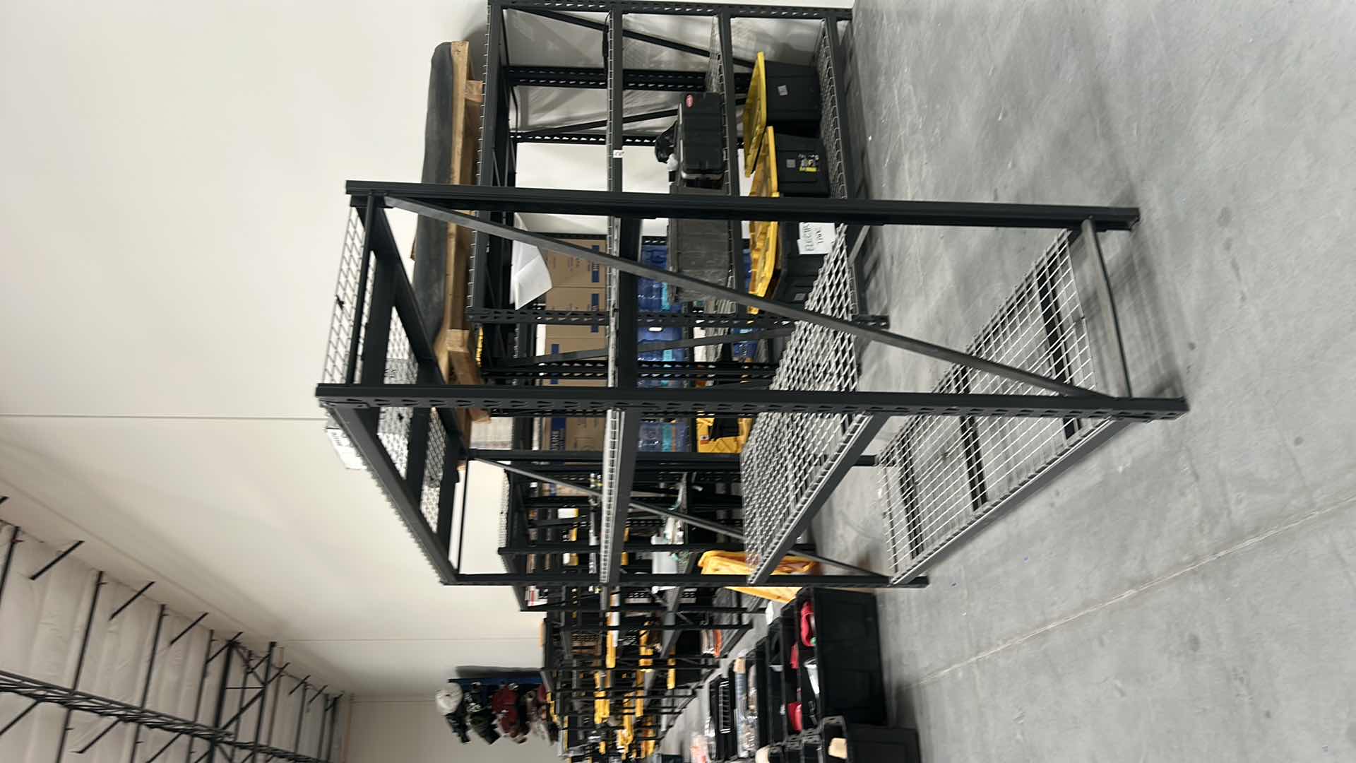 Photo 1 of METAL INDUSTRIAL SHELVING UNIT ‘ X 2‘ x H7‘