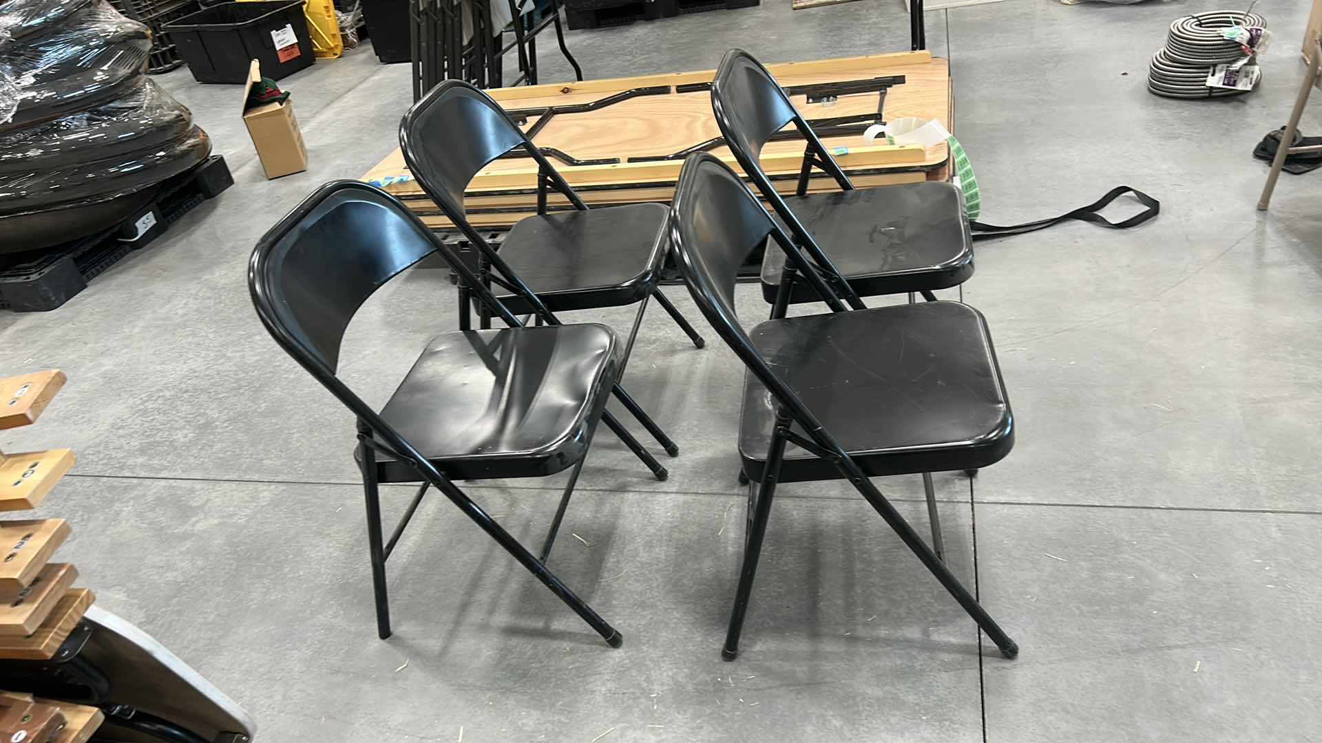 Photo 1 of 4 METAL FOLDING CHAIRS