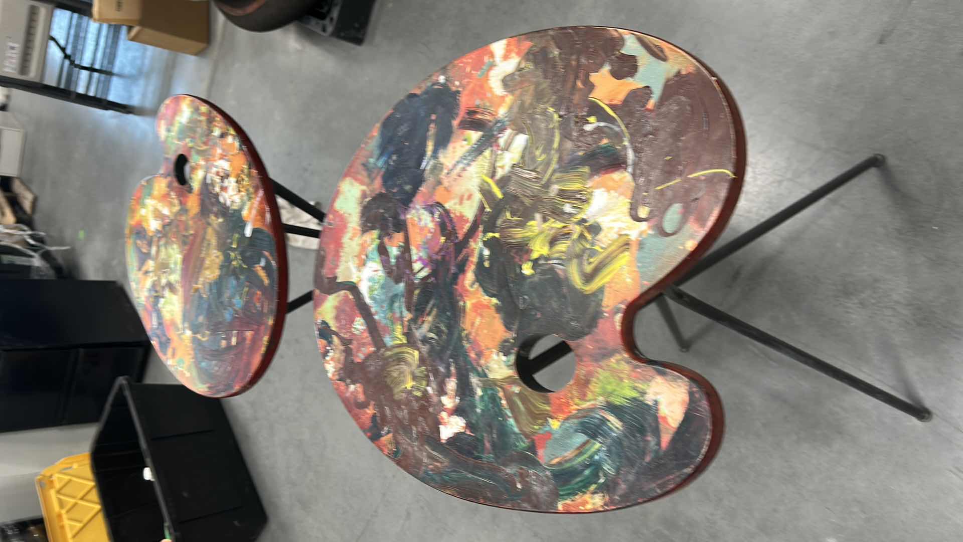 Photo 1 of 2 ART PALETTE TABLES  H33”