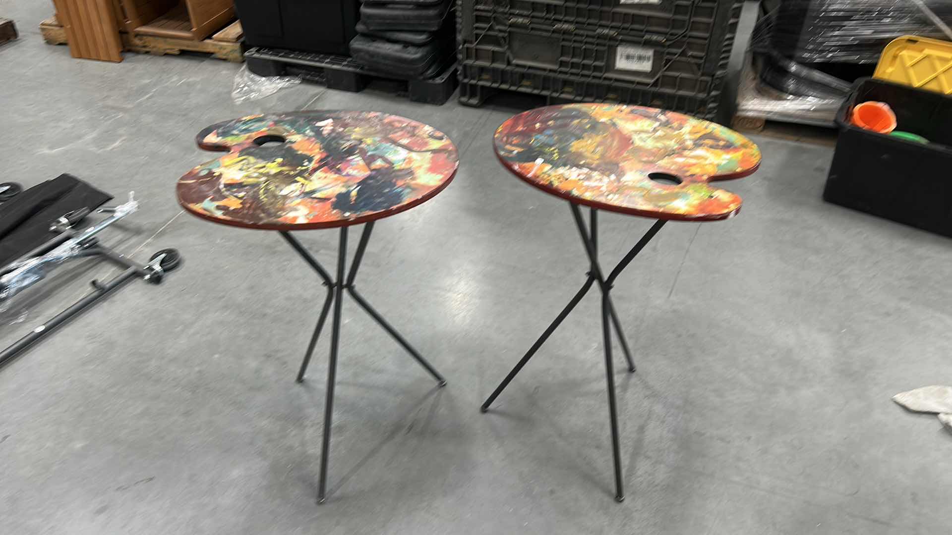 Photo 1 of 2 ART PALETTE TABLES  H33”