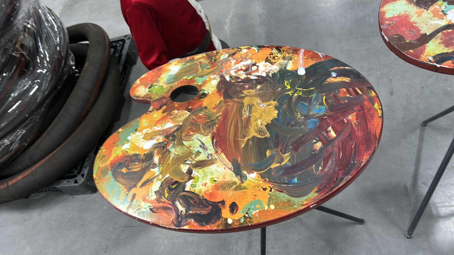 Photo 1 of 2 ART PALETTE TABLES  H33”