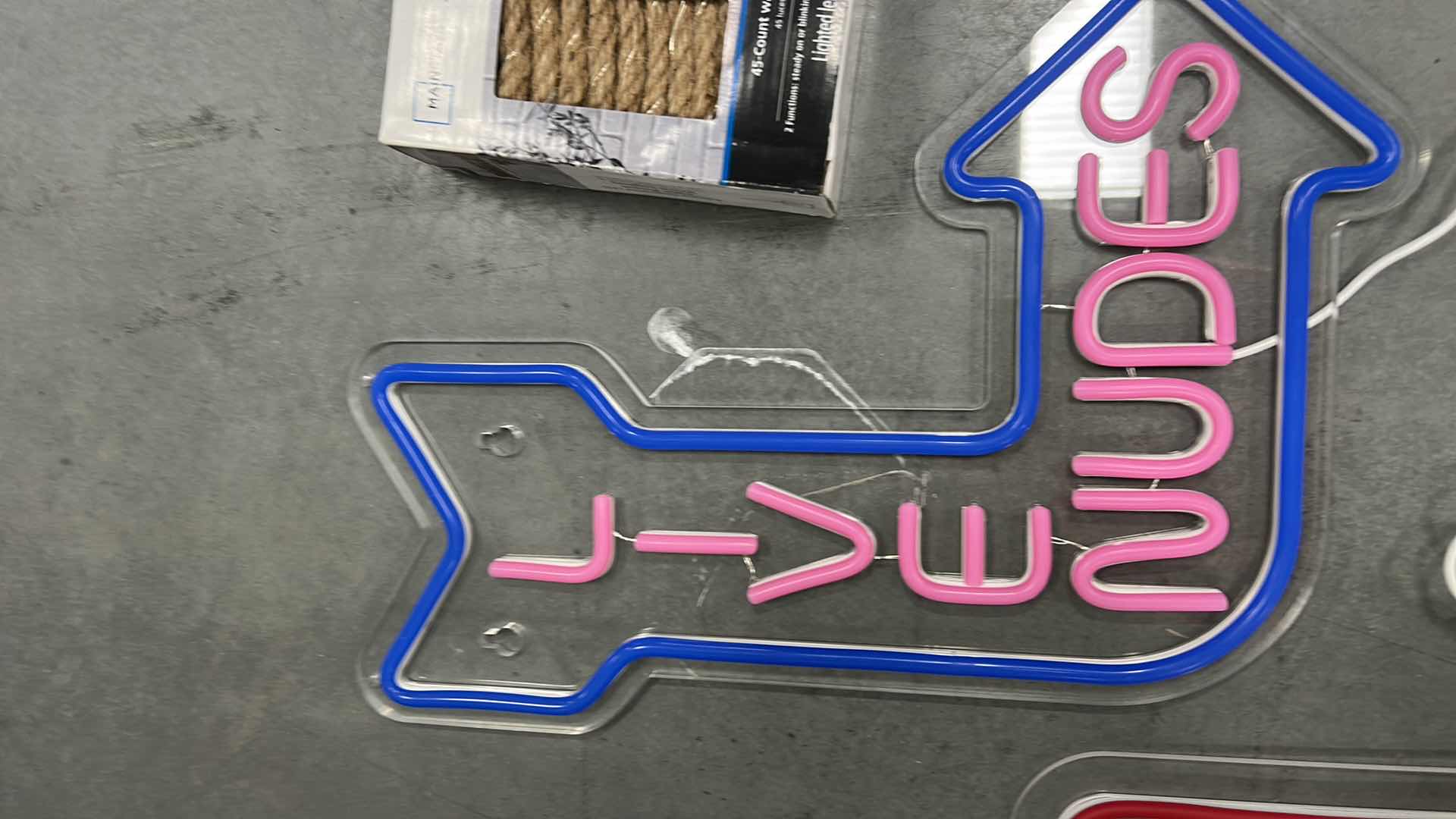 Photo 1 of 7 LED SIGNS AND 1 ROPE LIGHT