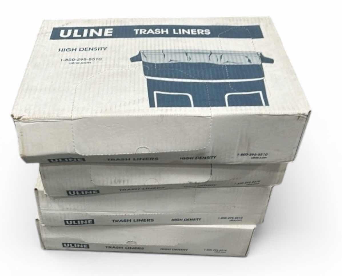 Photo 1 of 4 BOXES OF ULINE TRASH LINERS