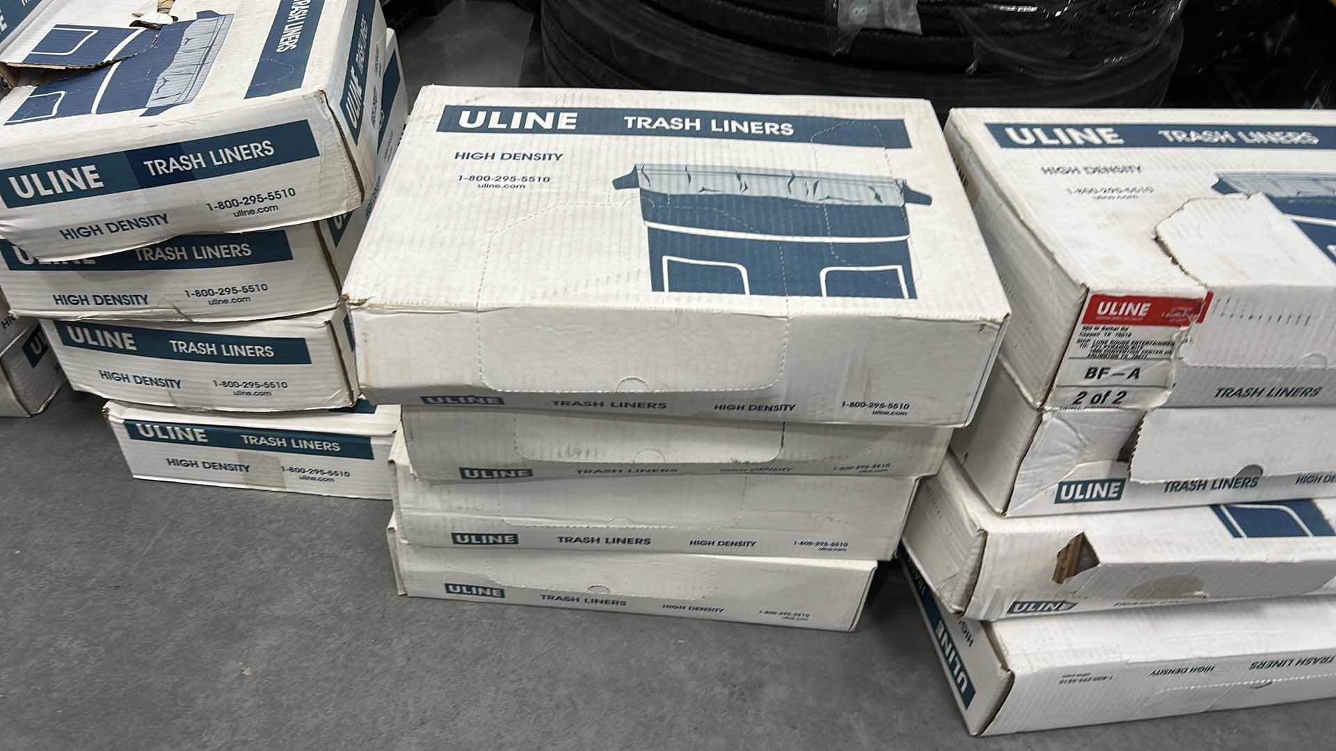 Photo 1 of 4 BOXES OF ULINE TRASH LINERS