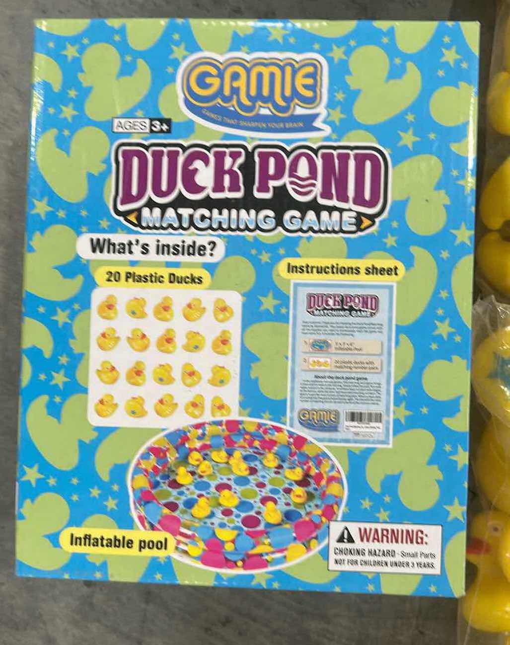 Photo 1 of GAMIE RUBBER DUCK MATCHING GAME W EXTRA DUCKS