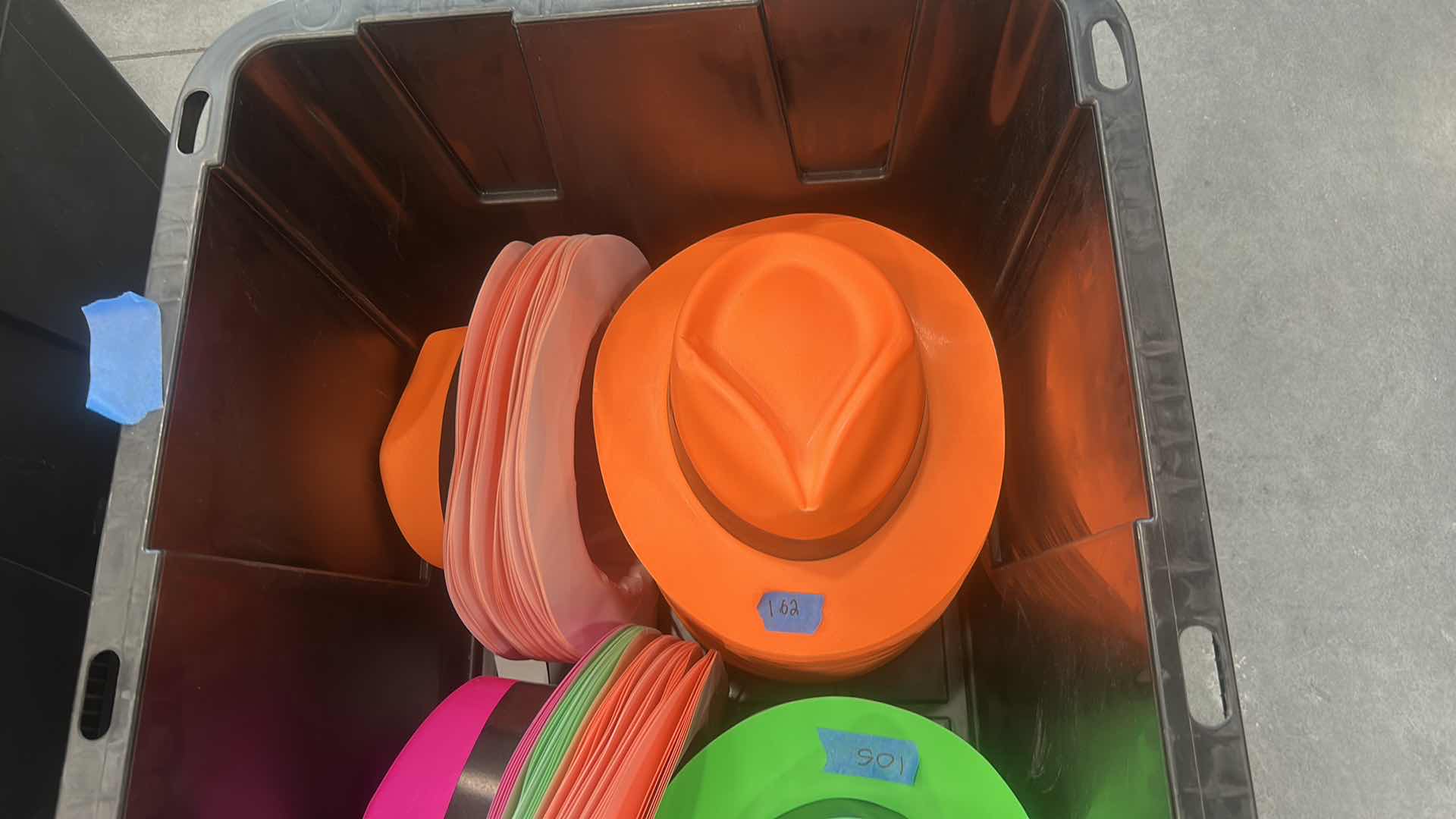 Photo 1 of 100 PLUS NEON GANGSTER HATS