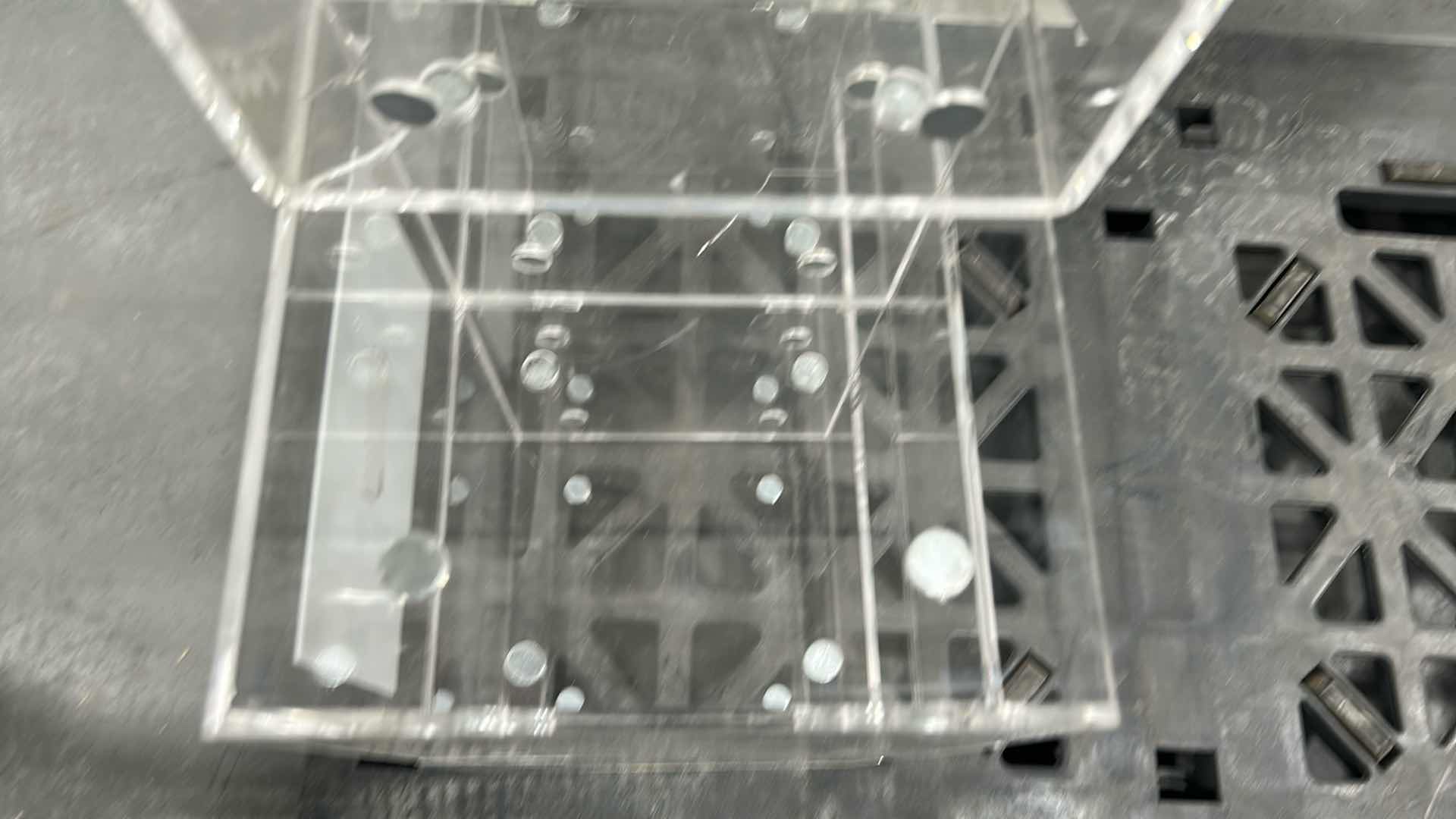 Photo 1 of 5- LUCITE DISPLAY MAGNETIC CUBES 8" X 8"