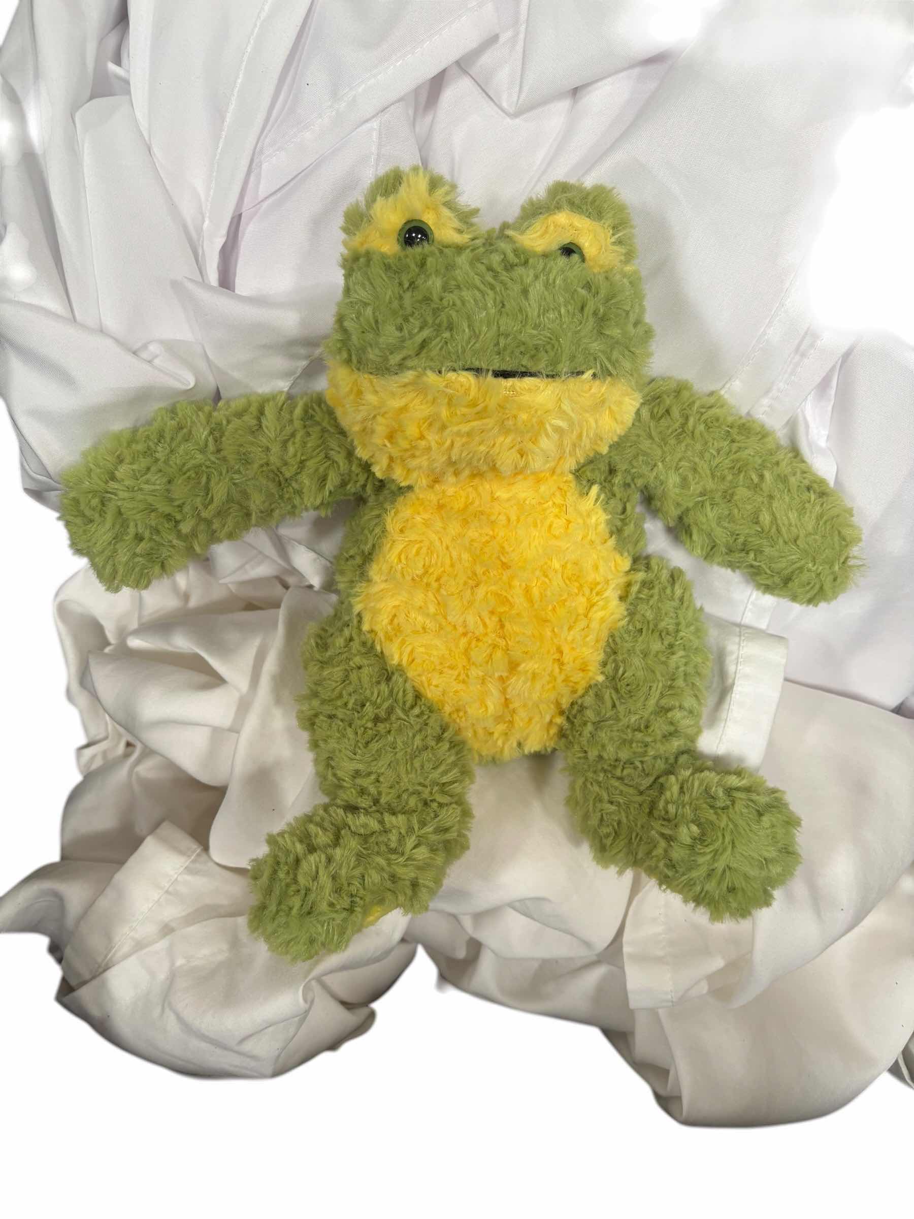 Photo 1 of ADVENTURE PLANET PLUSH SCRUFFY BUDDIES FROG STUFFED ANIMALS, APPROXIMATELY 30