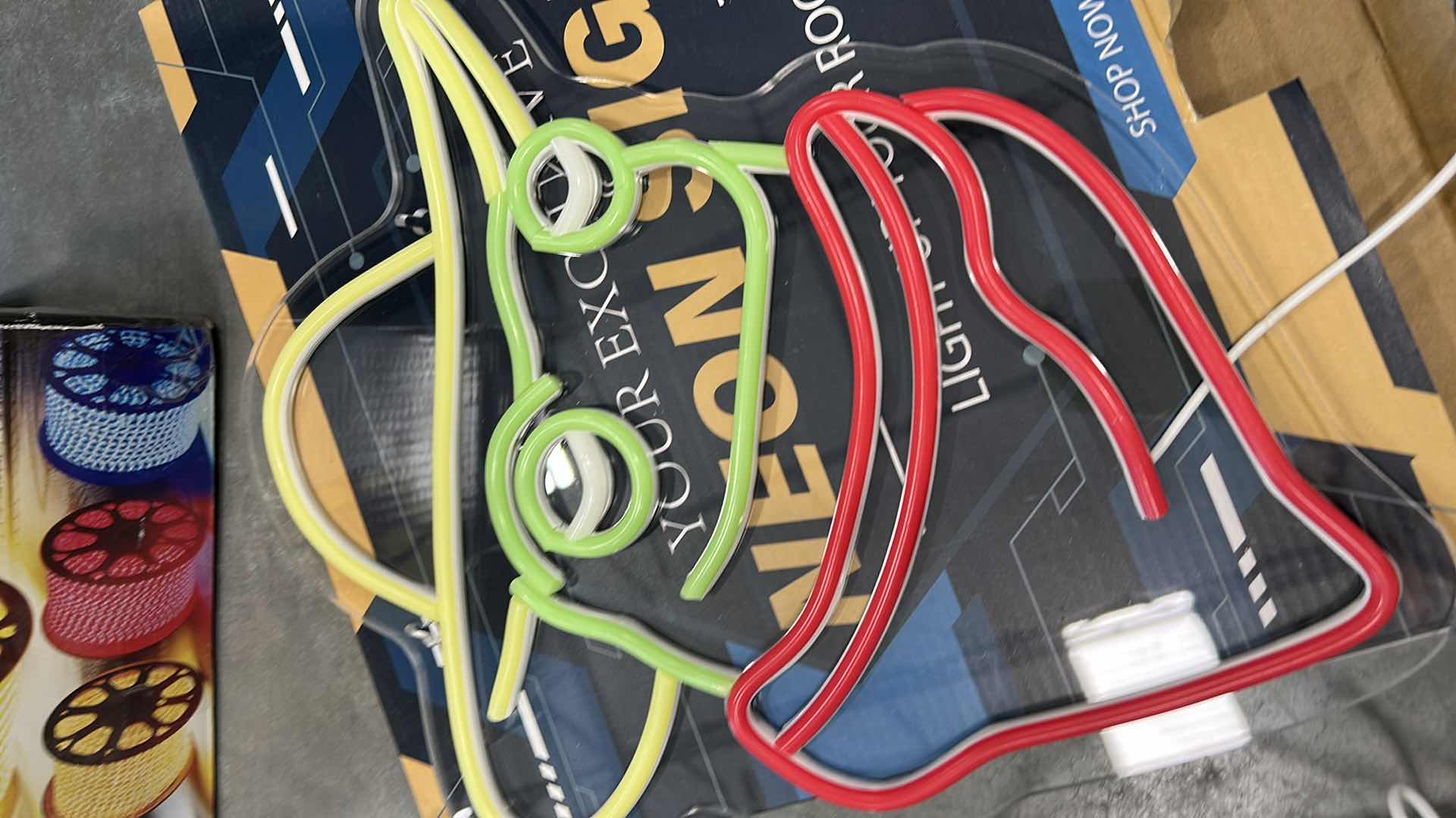 Photo 1 of 3 LED NEON SIGNS AND LED ROLL OF LIGHTS