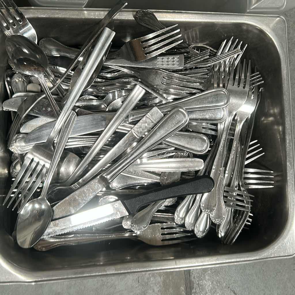 Photo 1 of 3- CONTENTS OF CONTAINERS FLATWARE