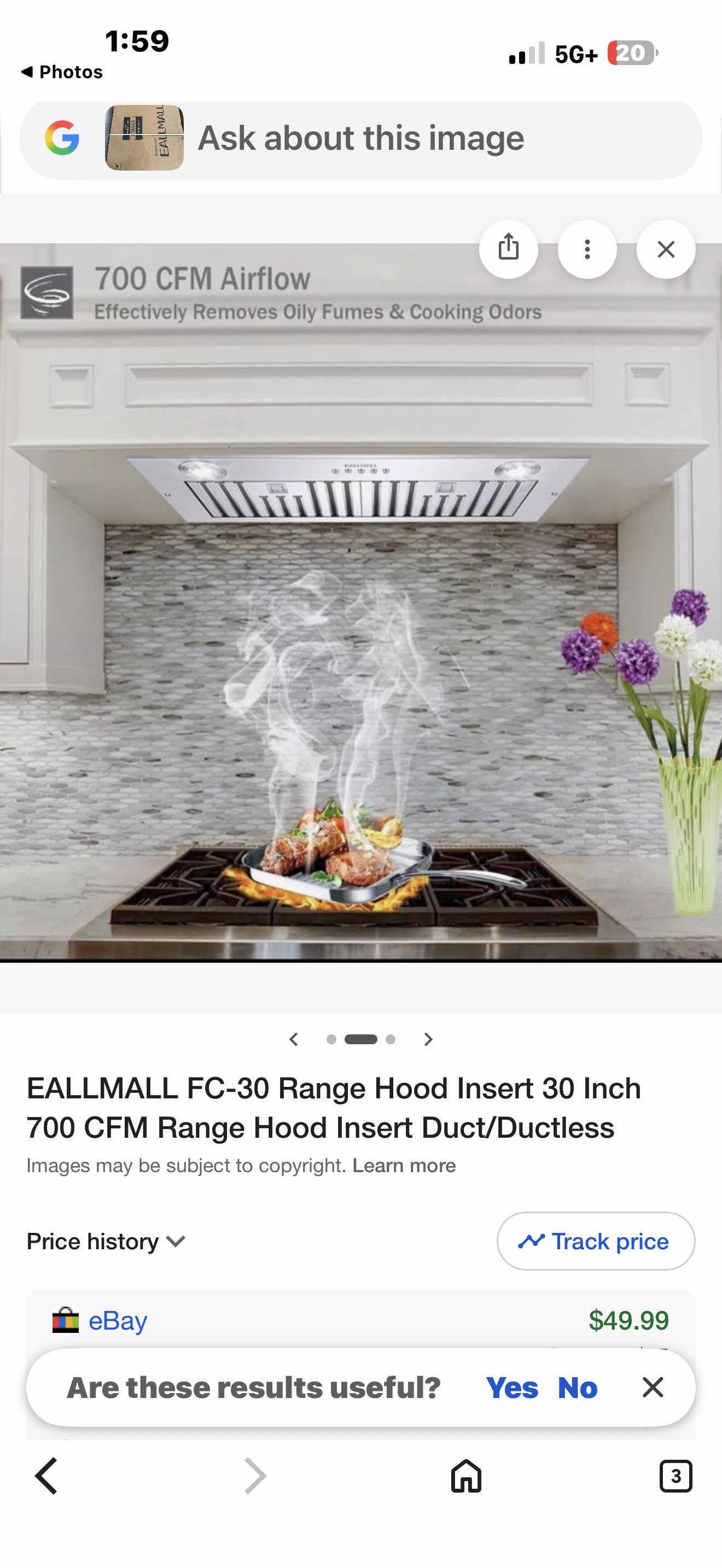 Photo 1 of NIB EALLMALL 30” STAINLESS STEEL RANGE HOOD MODEL # EJF01-30A
