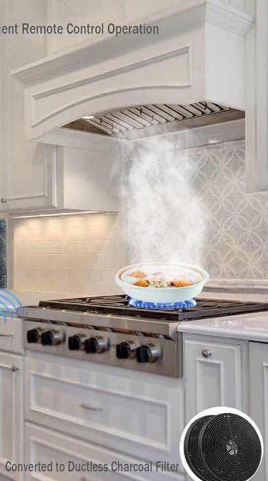 Photo 1 of MCBON IE71-30 STAINLESS STEEL RANGE HOOD Dimensions: Approximately 27.75" W x 11.75" D x 10.8" H.