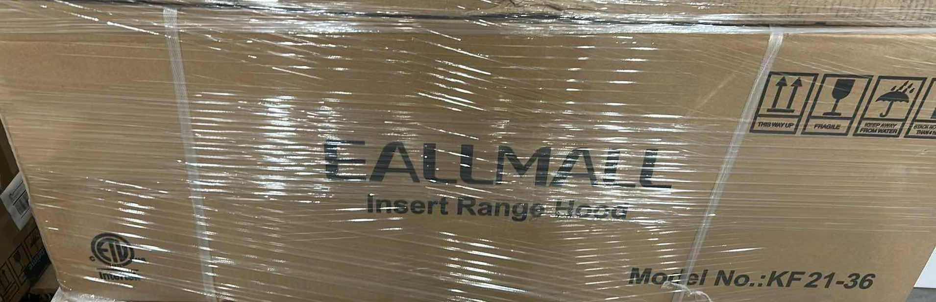 Photo 1 of NIB EALLMALL KF21-36 STAINLESS STEEL BLACK COATING BUILT IN RANGE HOOD