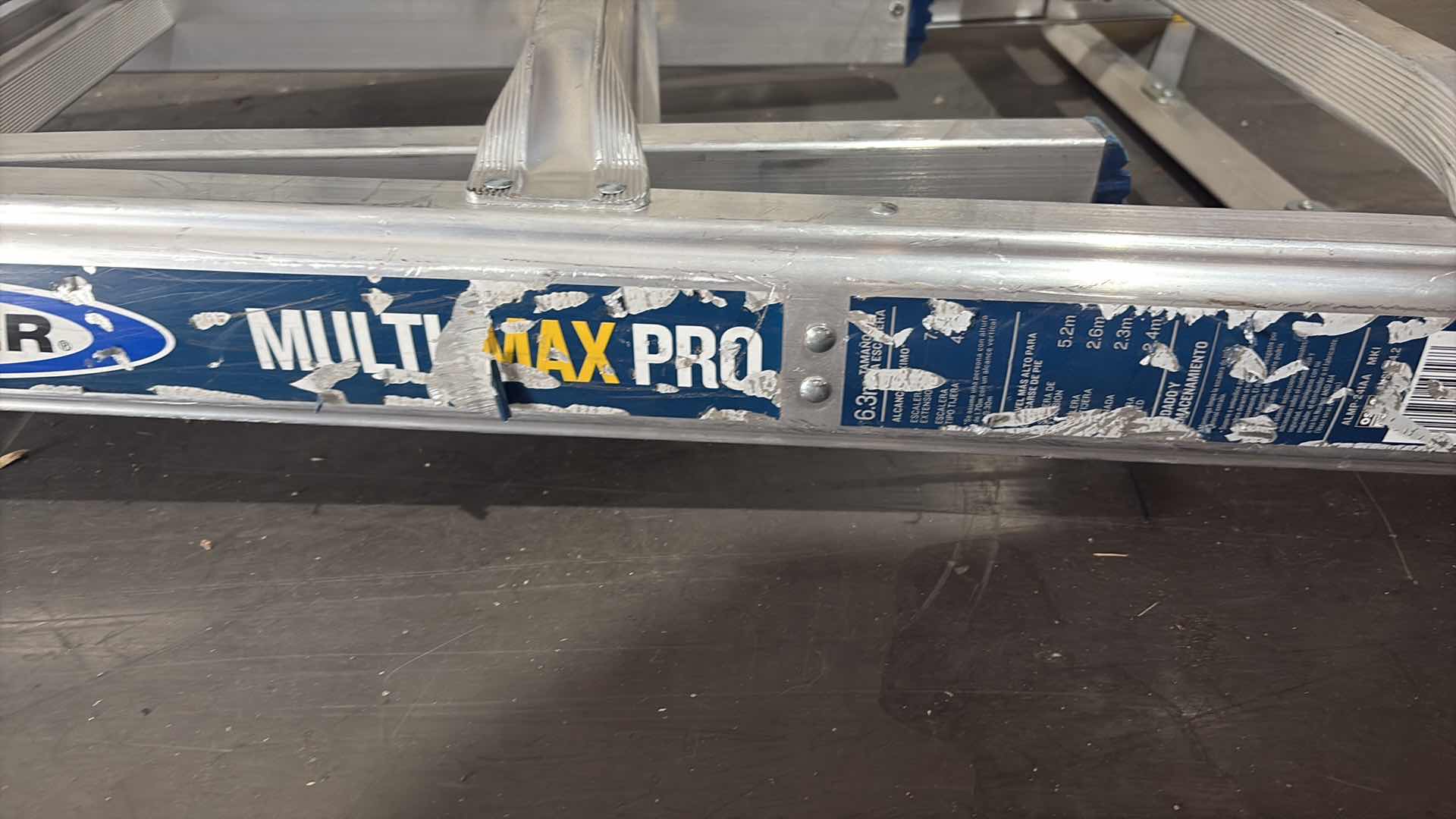 Photo 1 of 6.3' WERNER MULTI MAX PRO LADDER 