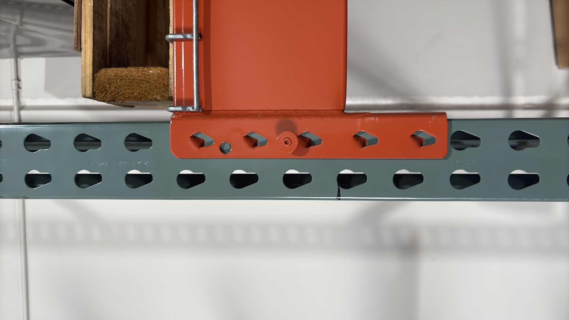 Photo 1 of COMMERCIAL STORAGE RACKS HEAVY DUTY 3 SECTION CONTENTS NOT INCLUDED 36FT” X  4FT” X 12FT”H