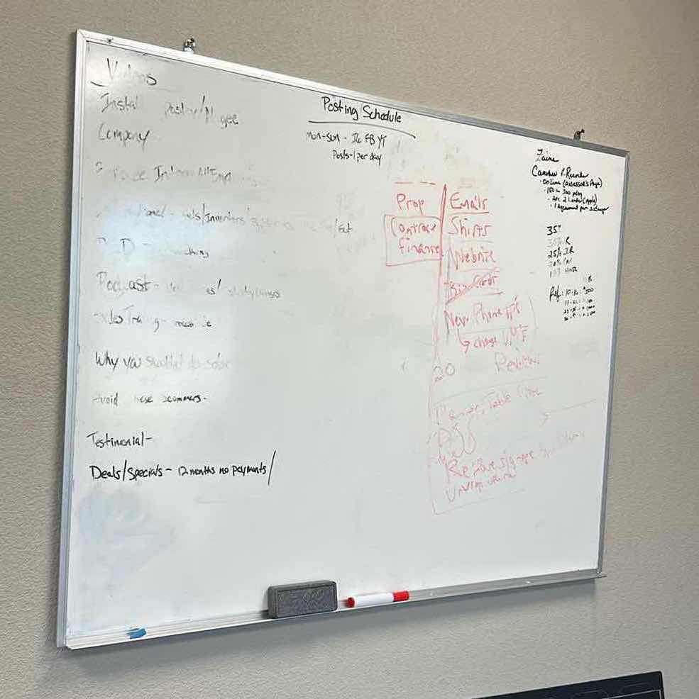 Photo 1 of VIZ-PRO WHITE BOARD 47” x 32"