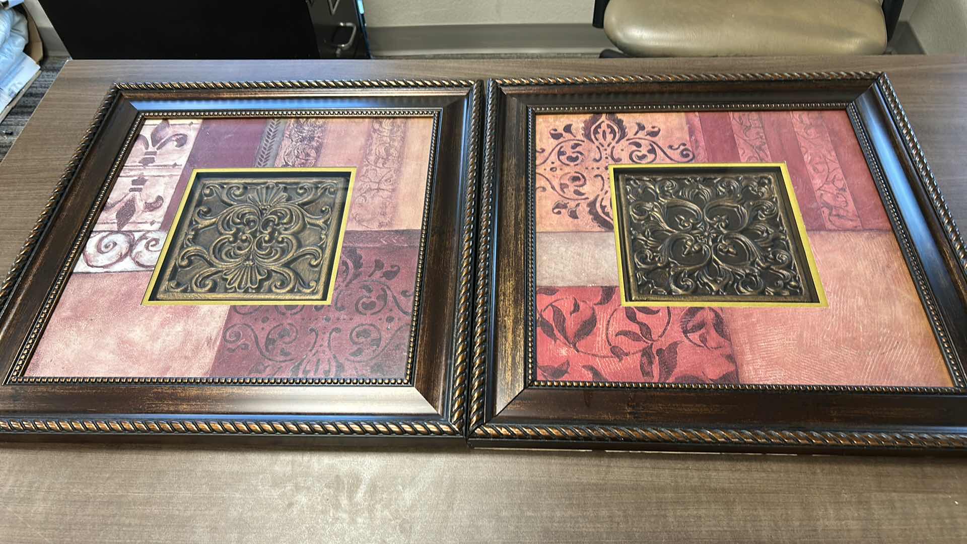 Photo 1 of 3 FRAMED SHADOW BOX ARTWORK PIECES LARGEST 19” x 19”