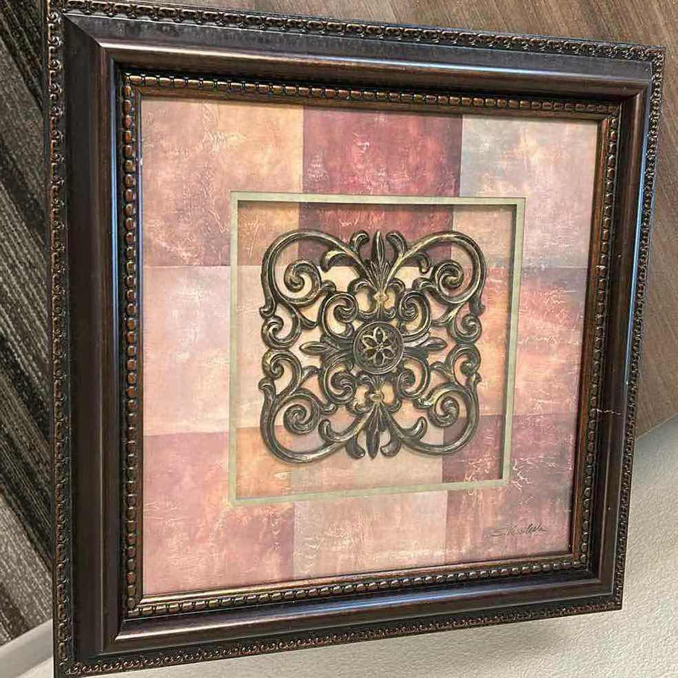 Photo 1 of 3 FRAMED SHADOW BOX ARTWORK PIECES LARGEST 19” x 19”