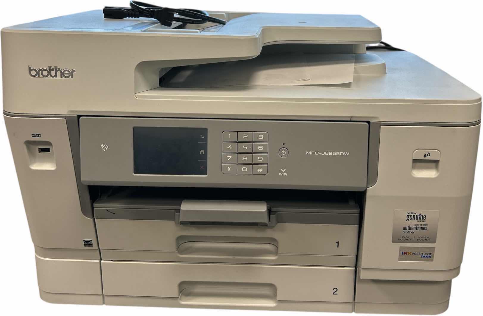 Photo 1 of BROTHER COPIER MODEL J6955DW W INK CARTRIDGES