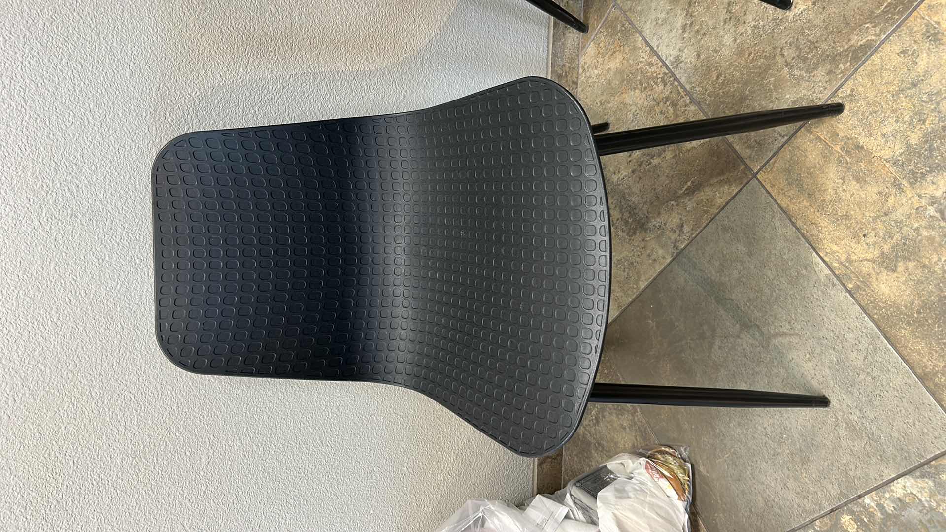 Photo 1 of BLACK MODERN ARMLESS CHAIR